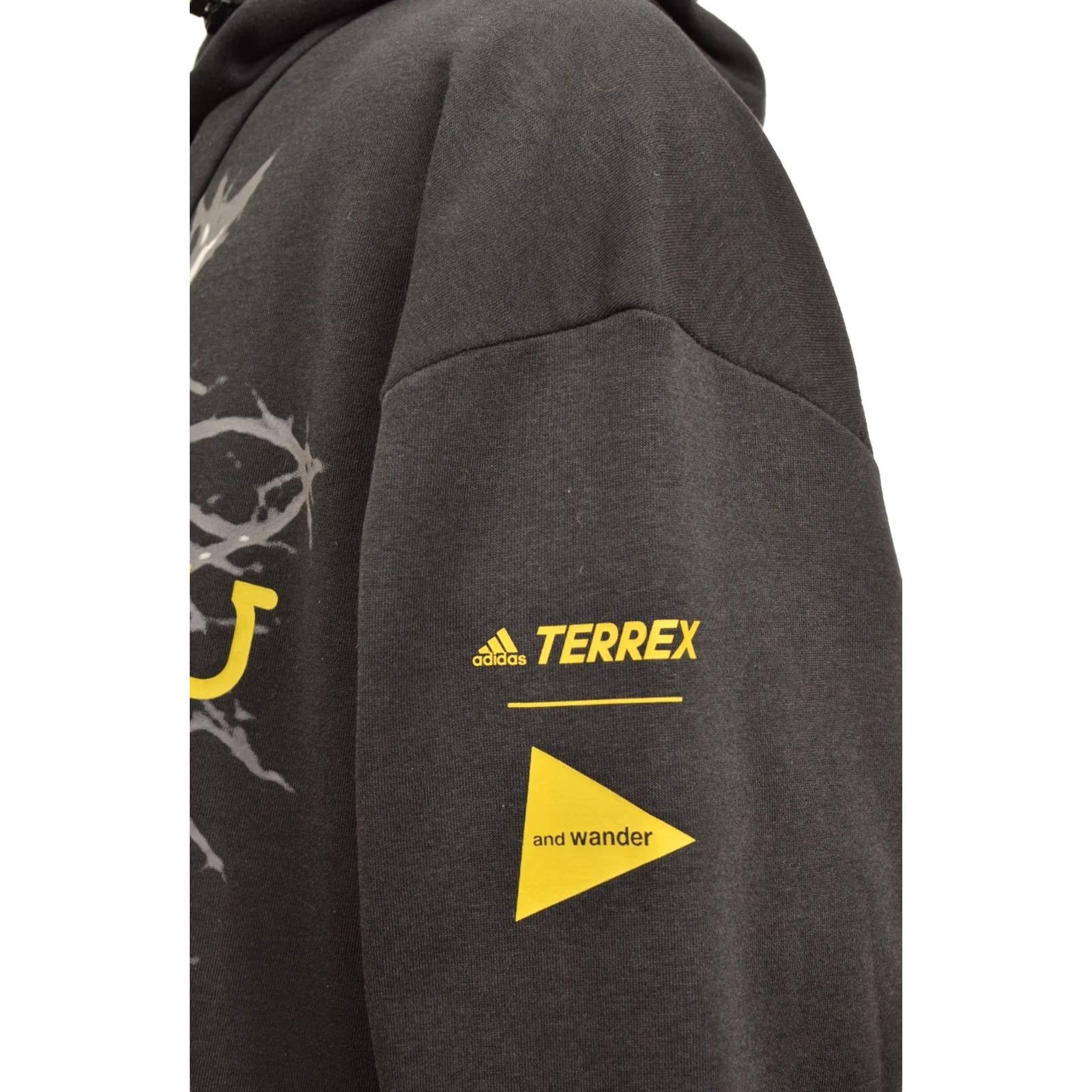 Adidas Adidas Terrex x and Wander Graphic Hoodie Hoody HN6938 Size M Black Mens Hoodie Size US M / EU 48-50 / 2 - 4 Thumbnail