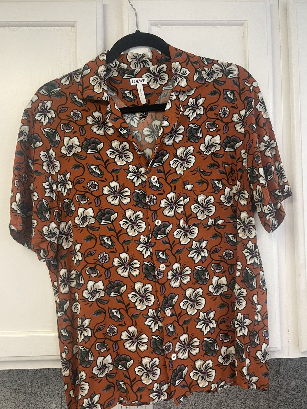 Loewe Loewe Viscose Floral Print Shirt Size US XS / EU 42 / 0 - 5 Thumbnail