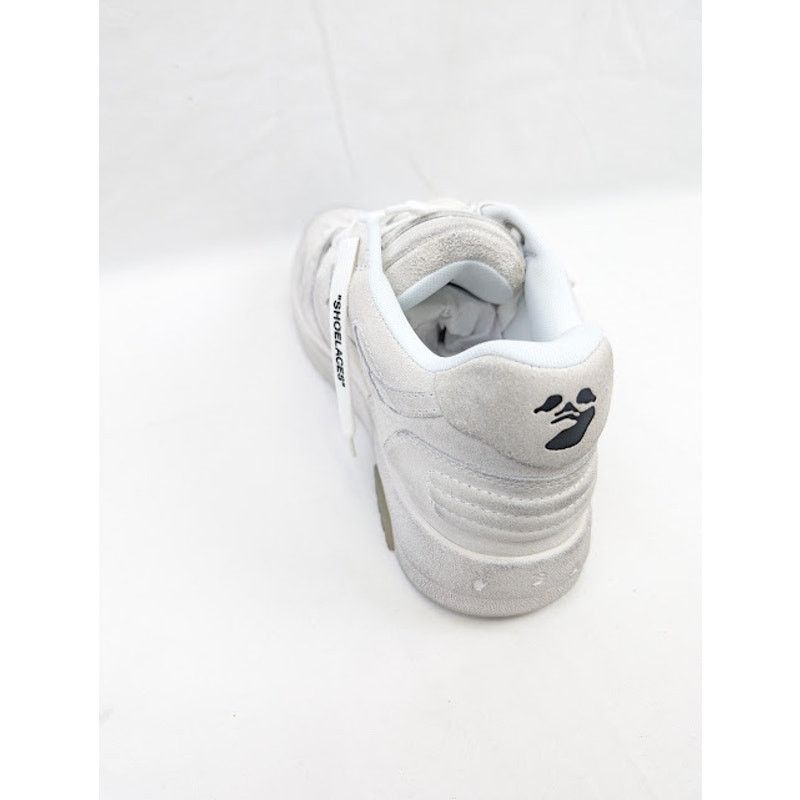 Off-White o1rshd1 Q: 2 / Out Of Office Vintage Suede Sneakers in White Size US 6 / EU 39 - 11 Thumbnail