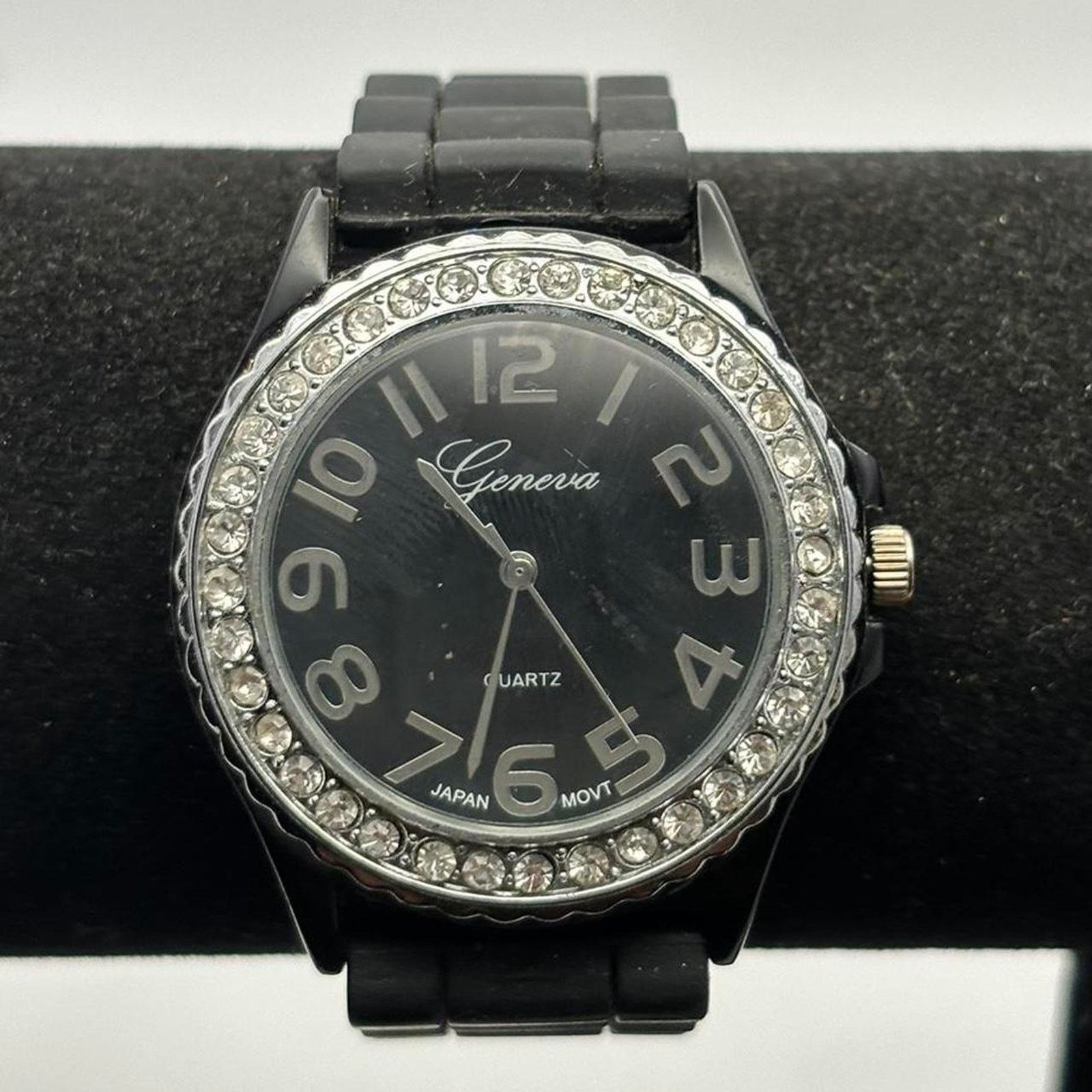 Other Silver black mens watch Size ONE SIZE - 1 Thumbnail