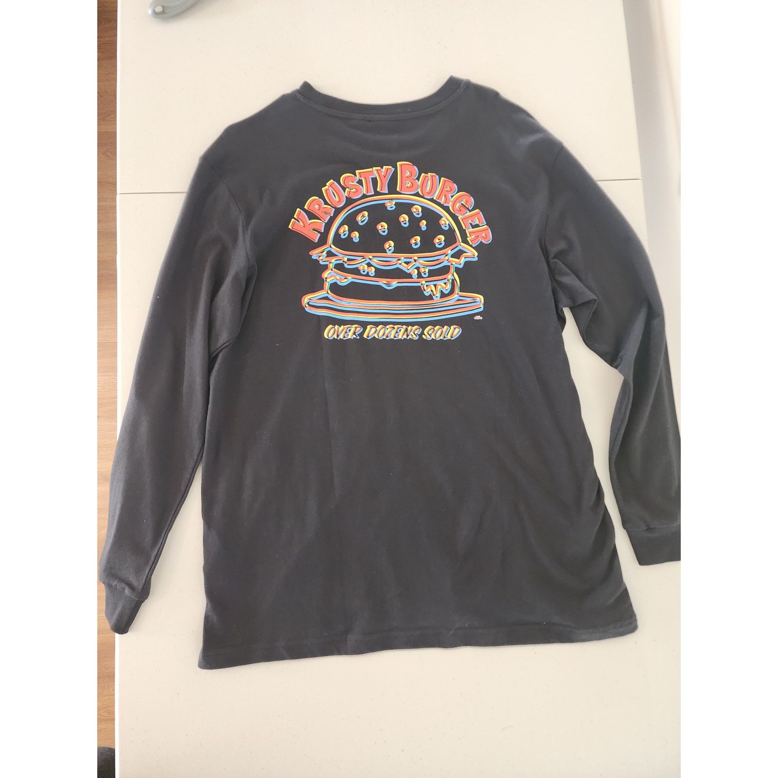 Adidas Adidas x The Simpsons Krusty Burger Long Sleeve Tee L Black Size US L / EU 52-54 / 3 - 2 Thumbnail