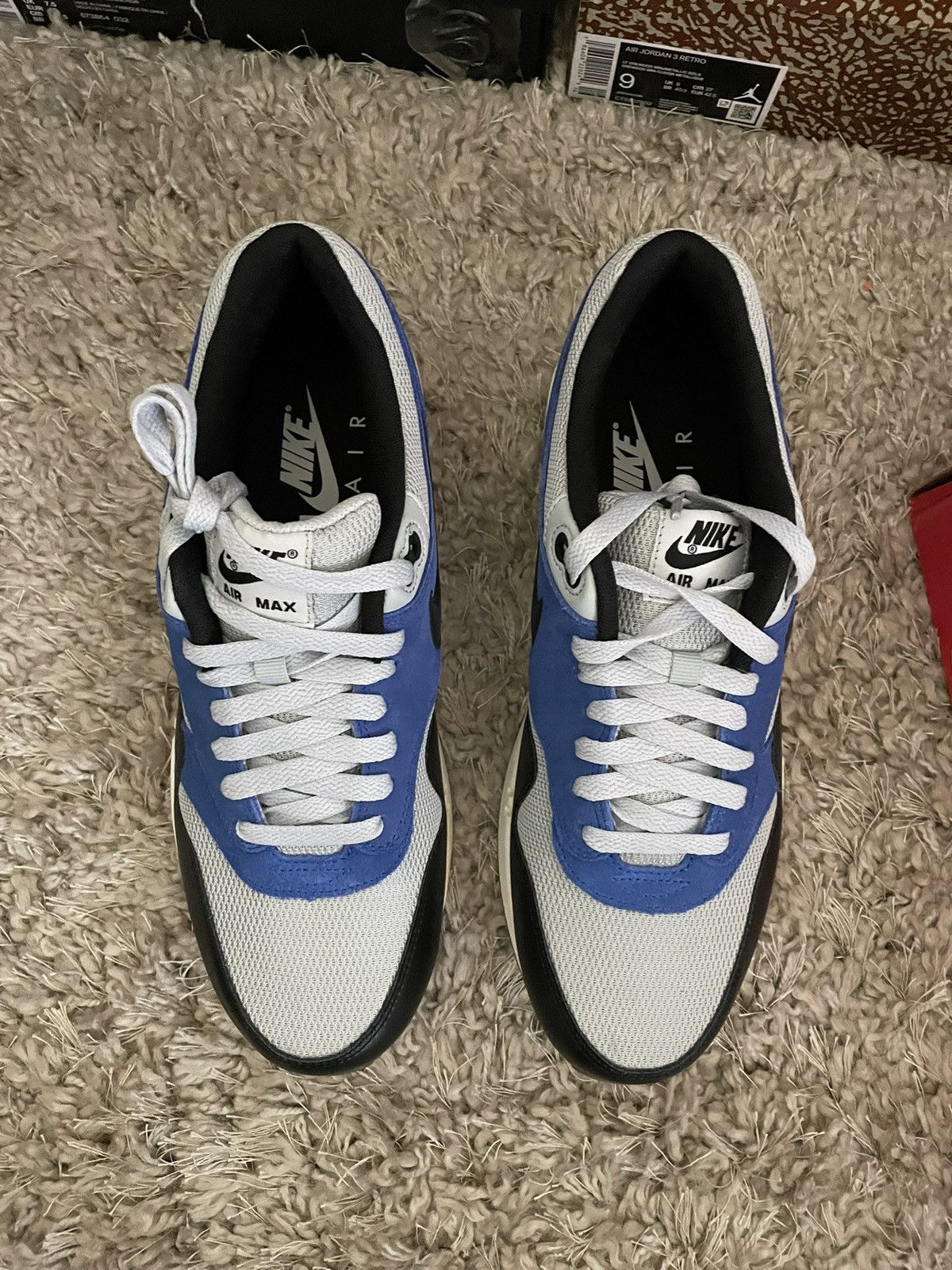 Nike Air Max 1 Essentials ‘Lyon Blue’ sz 9.5 Size US 9.5 / EU 42-43 - 6 Thumbnail