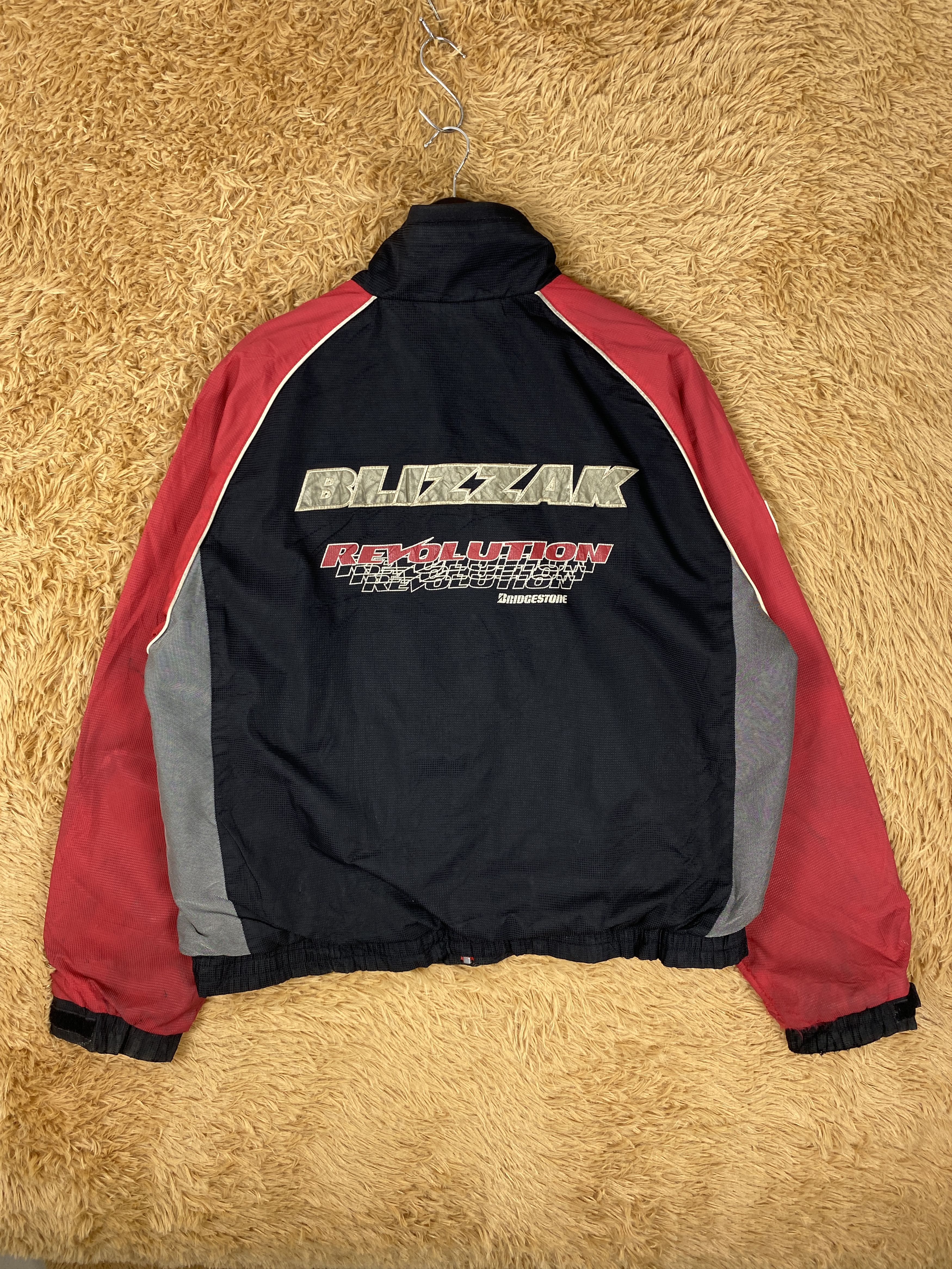 Japanese Brand Vintage Blizzak Bridgestone Racing Jacket J2135 Size US L / EU 52-54 / 3 - 2 Thumbnail