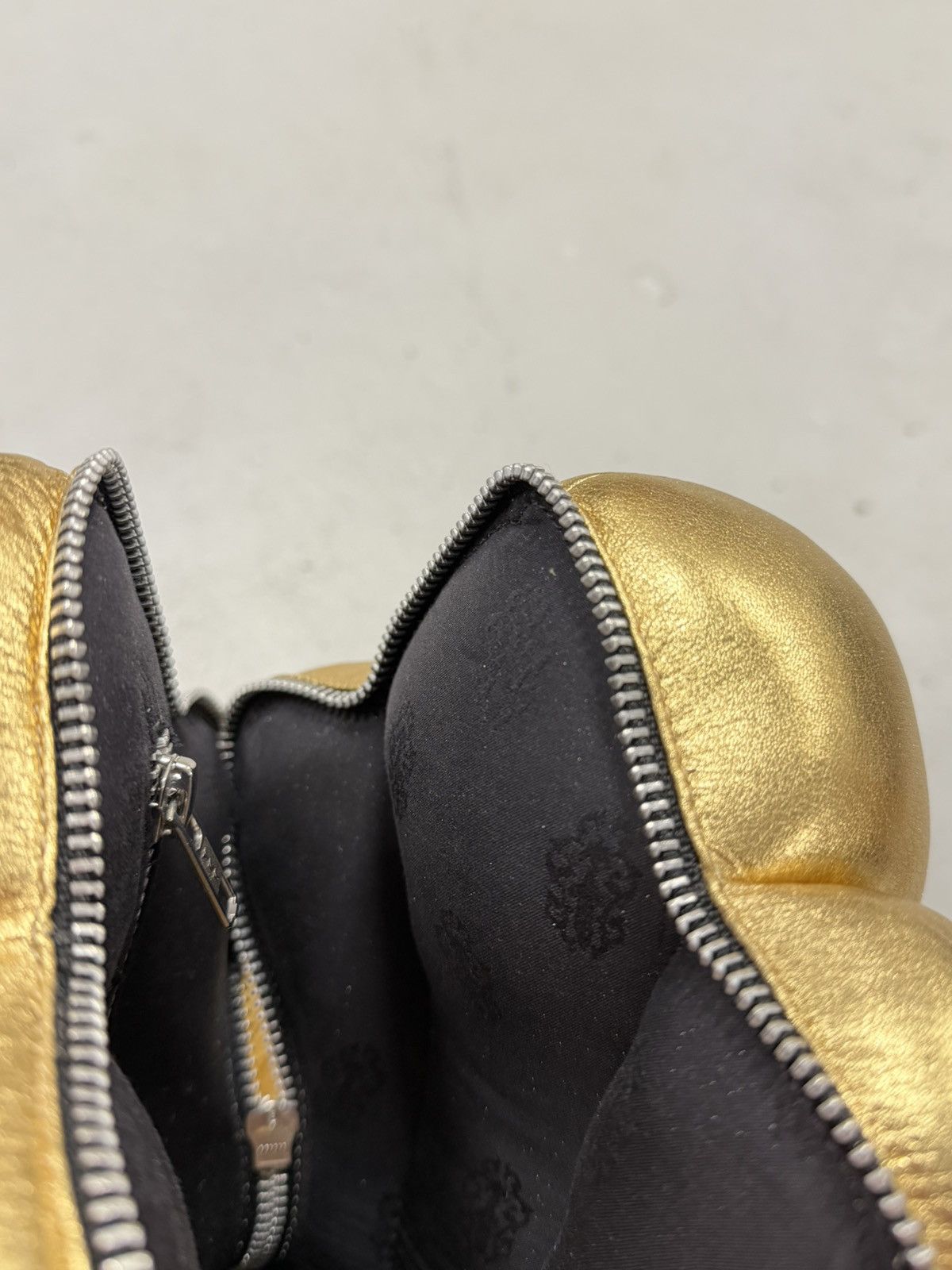 Chrome Hearts Chrome Hearts XL Plus Pillow Cushion Gold Leather 925 Cross Size ONE SIZE - 13 Thumbnail