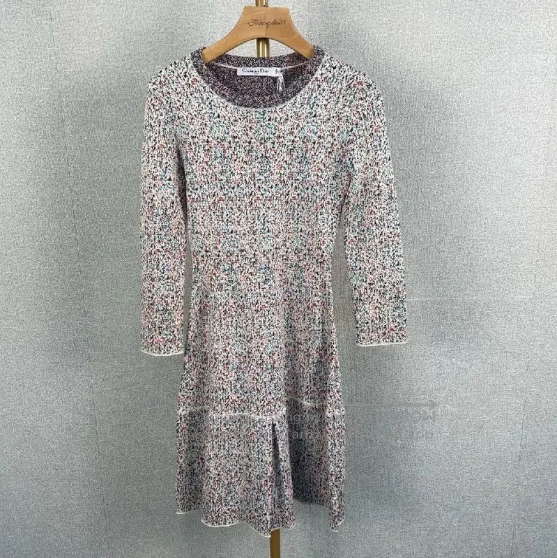 Dior Dior Spring Autumn Colorful Silk Dress . Size S / US 4 / IT 40 - 1 Thumbnail