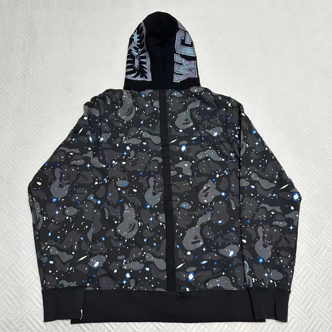 Bape COLOR CAMO SHARK FULL ZIP HOODIE Size US XL / EU 56 / 4 - 9 Thumbnail