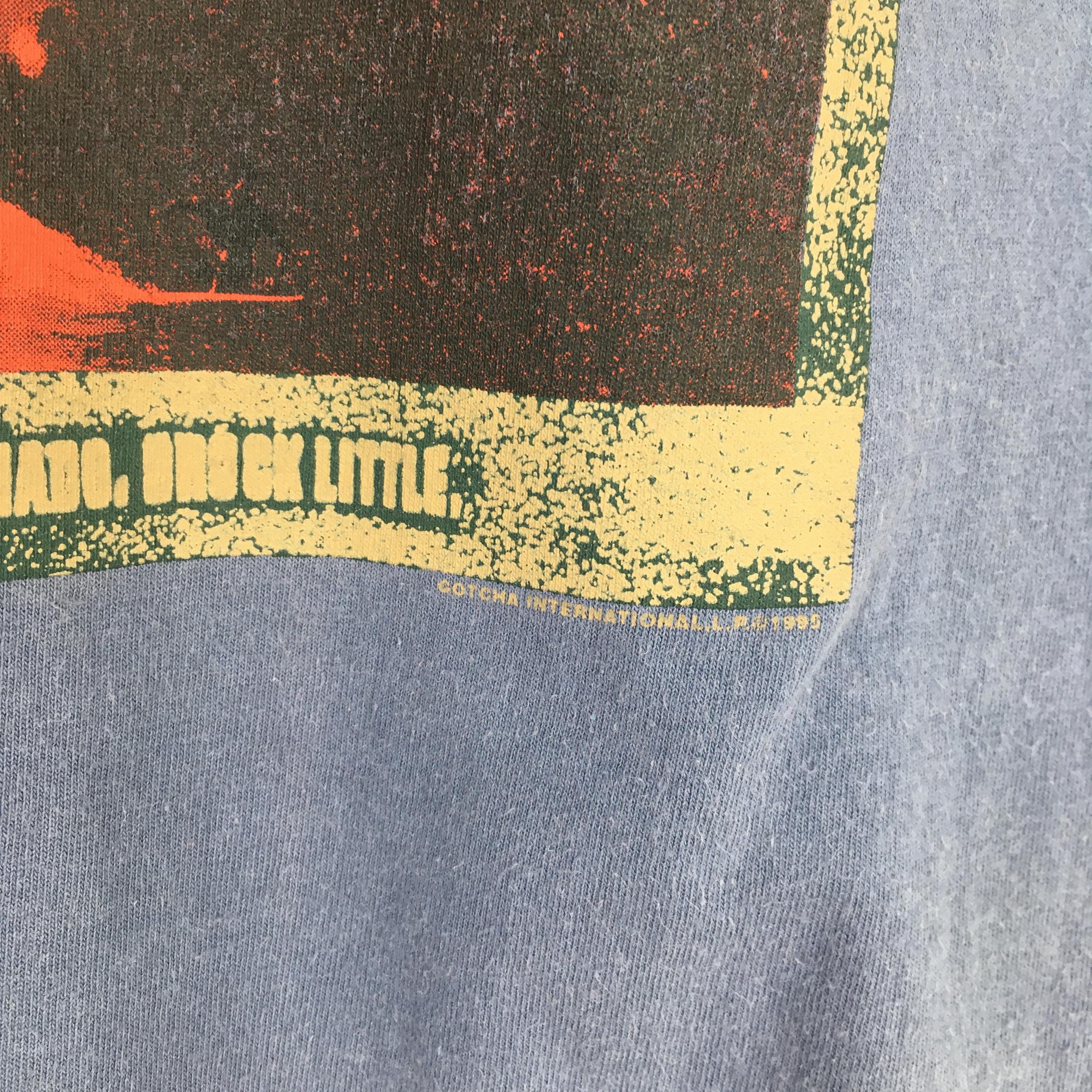 Gotcha Vintage 90s Gotcha Hawaii Surf Blue T shirt Medium Size US M / EU 48-50 / 2 - 9 Thumbnail