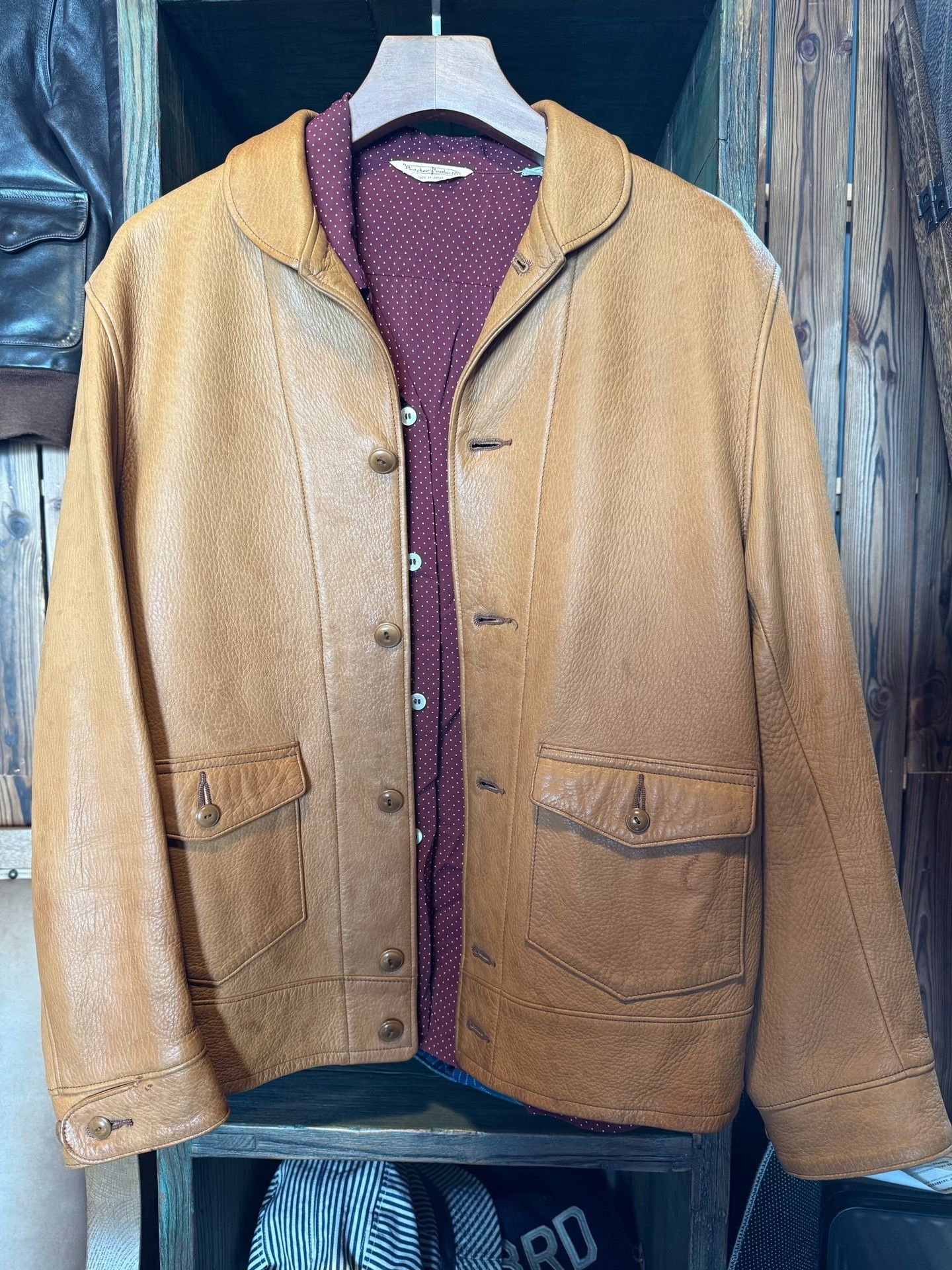 The Real McCoy's Real McCoy Joe McCoy Deerskin Jacket Size US XS / EU 42 / 0 - 1 Thumbnail