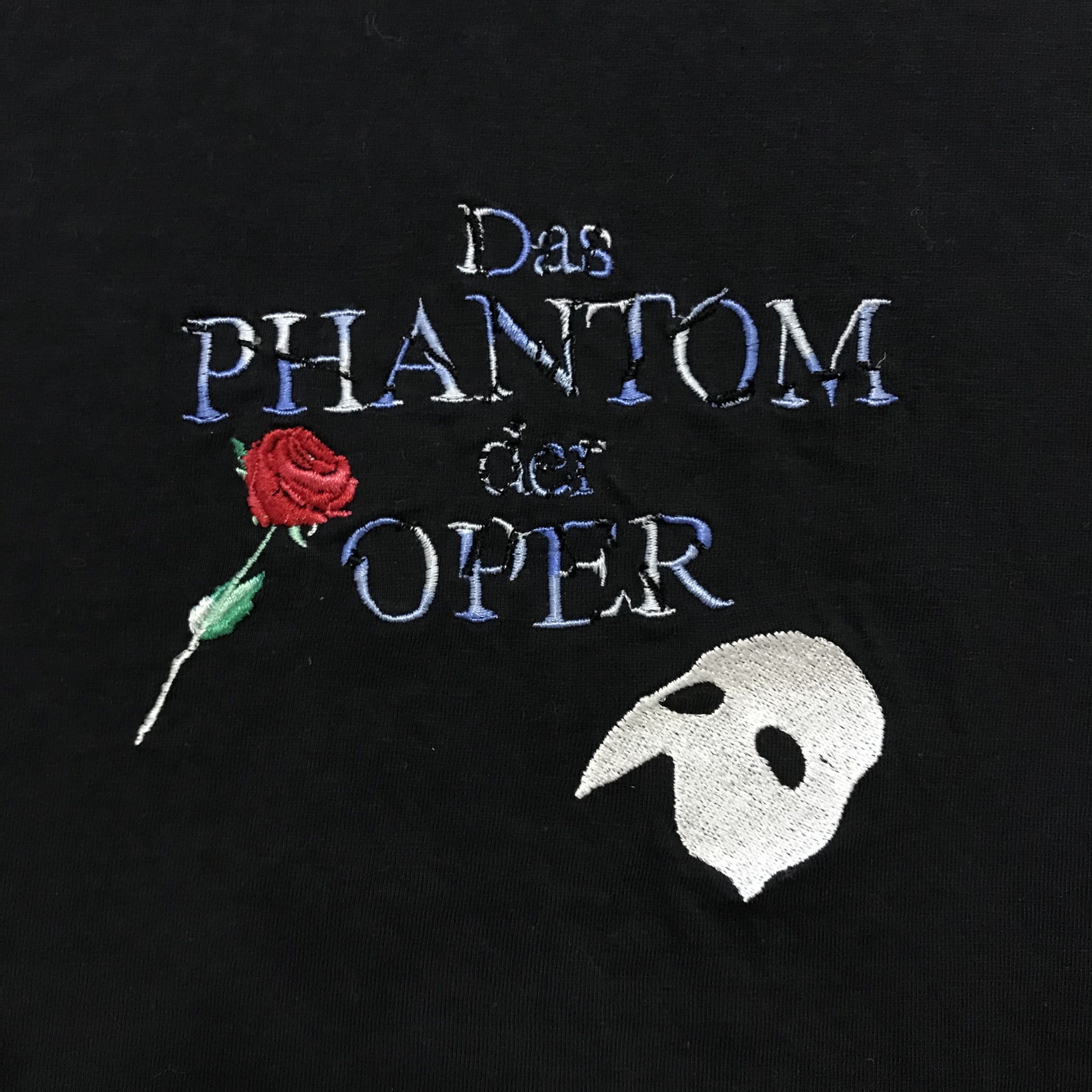 Vintage PHANTOM OPER 1990 Vintage T-Shirt Band Tee 90s Kanye West Size US L / EU 52-54 / 3 - 5 Thumbnail