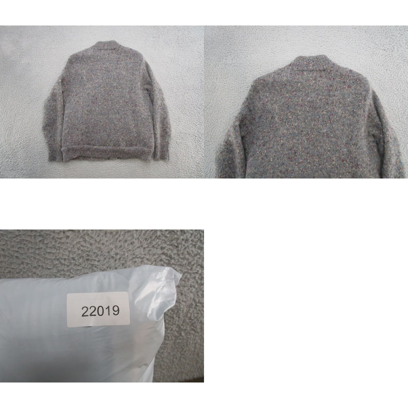 Vintage VINTAGE Winona Knit Sherpa Lined Full Zip Sweater Jacket Women's Size L Gray Read Size L / US 10 / IT 46 - 8 Thumbnail