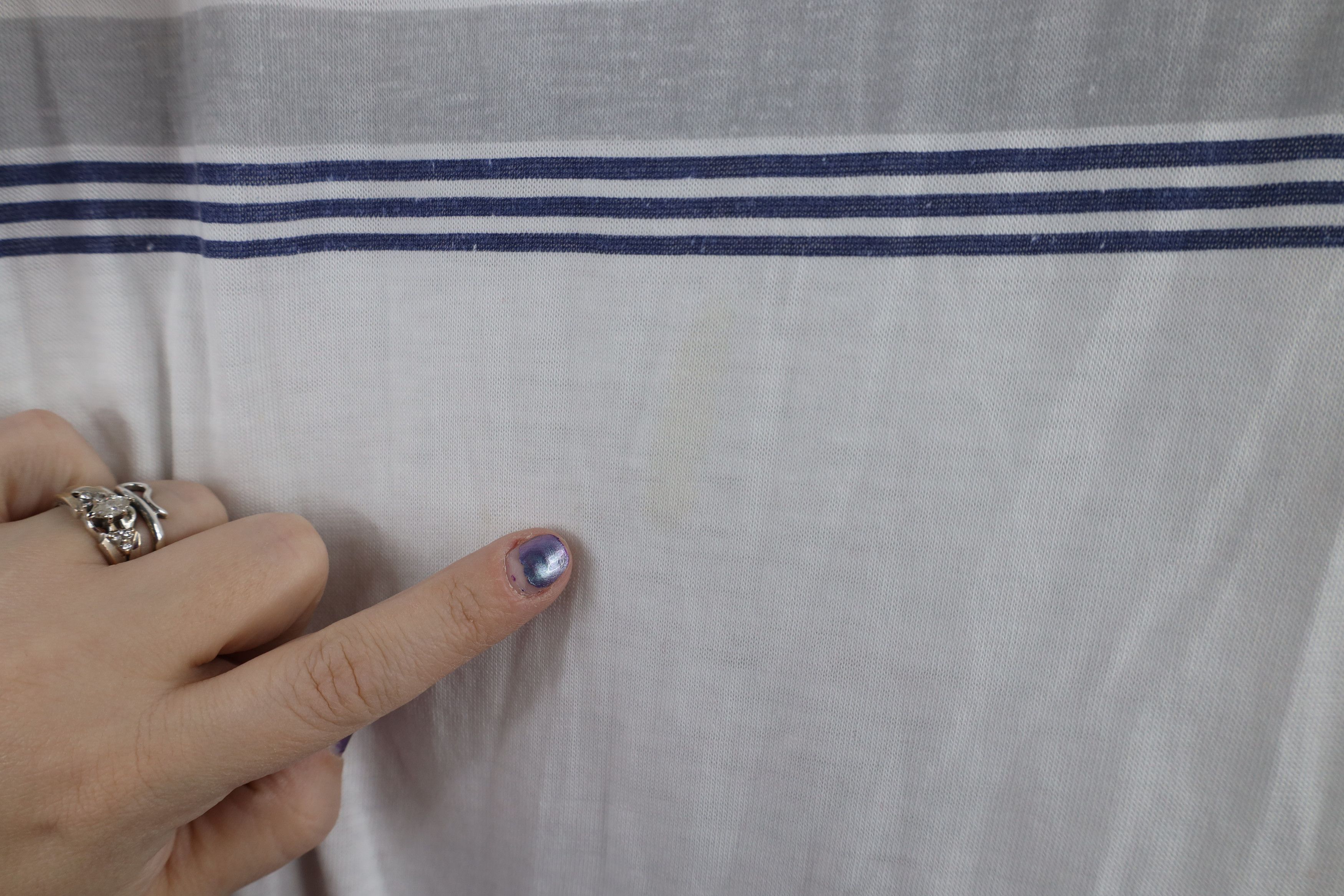 Vintage Vintage 70s Out Striped University of Toledo Polo Shirt USA Size US M / EU 48-50 / 2 - 6 Thumbnail