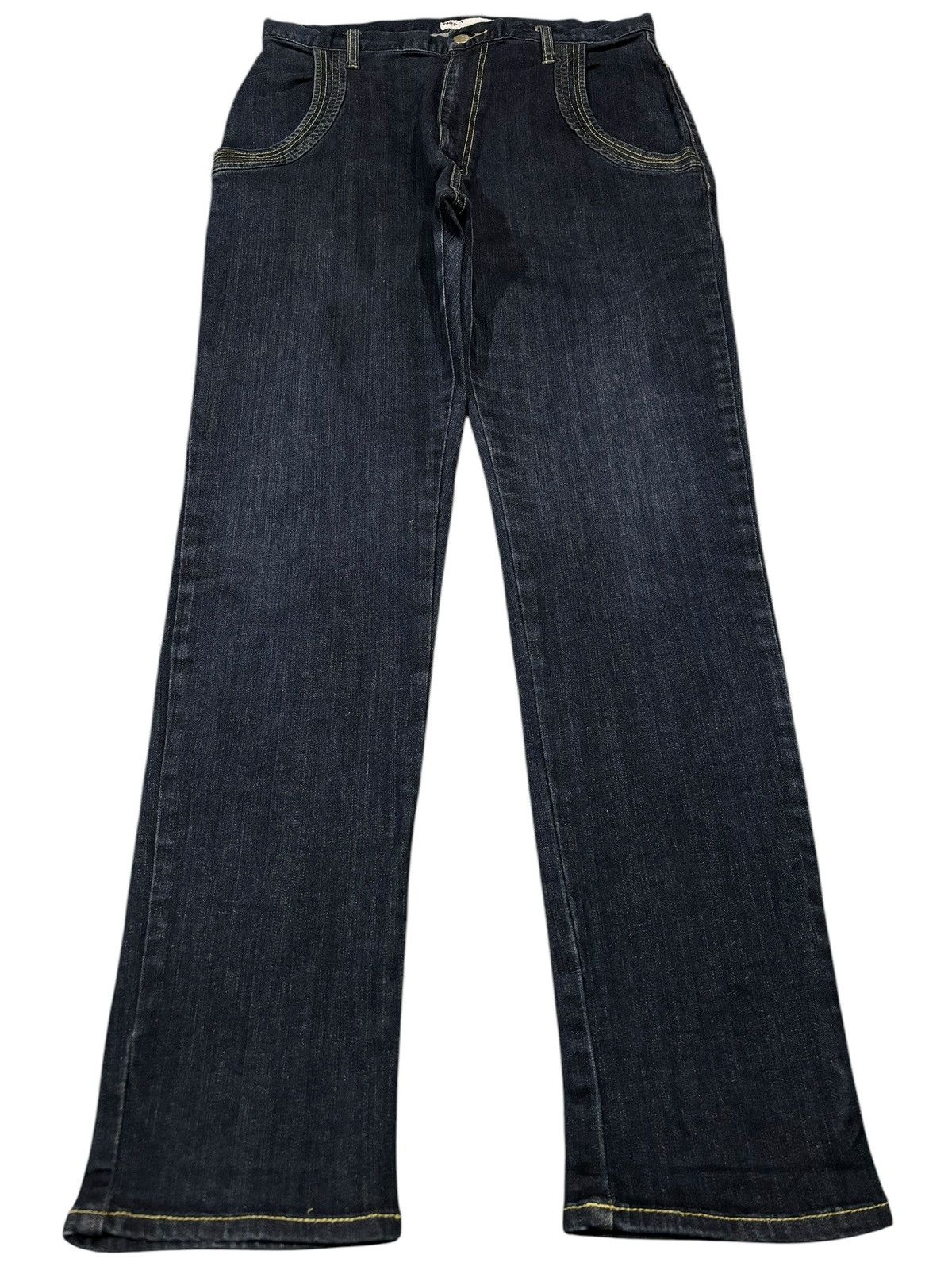 Issey Miyake × Japanese Brand × Seditionaries Vtg Deadstock Issey Miyake Ne-Net Patch High Rise Jeans Size US 31 - 1 Thumbnail