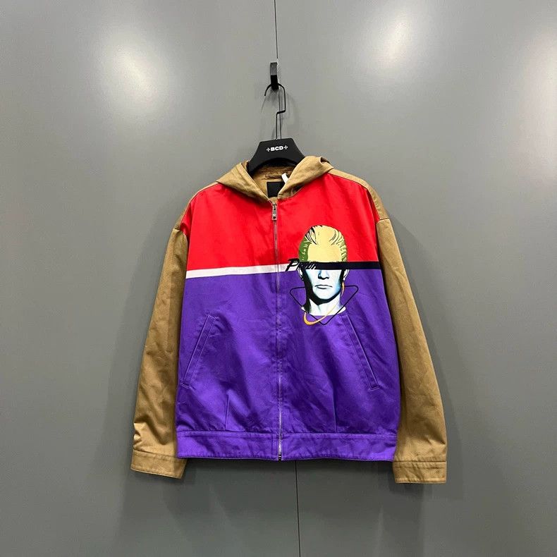 Prada Prada Color-blocked character printed jacket 2502-Nextarrow Size US M / EU 48-50 / 2 - 1 Thumbnail