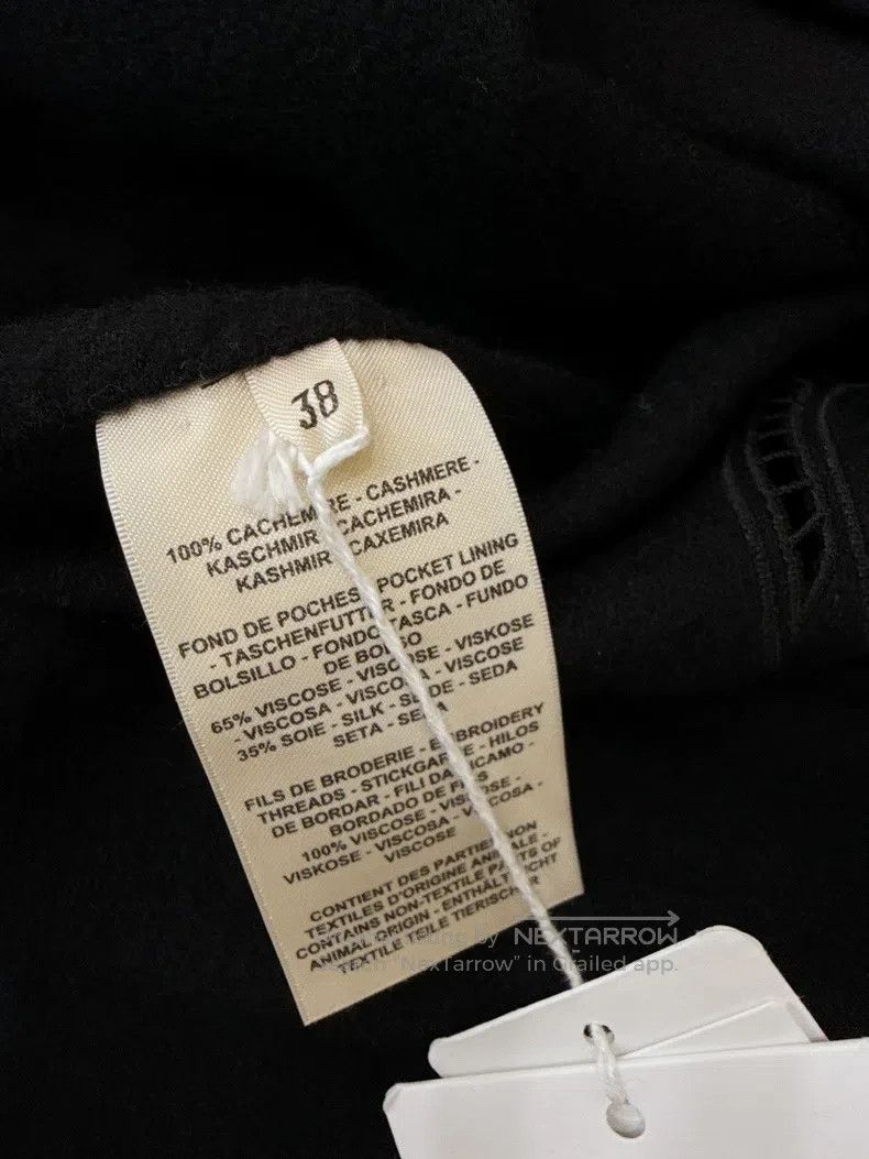 Hermes Hermes Black sheer cashmere vest with classic H chain embr Size XS / US 0-2 / IT 36-38 - 7 Thumbnail