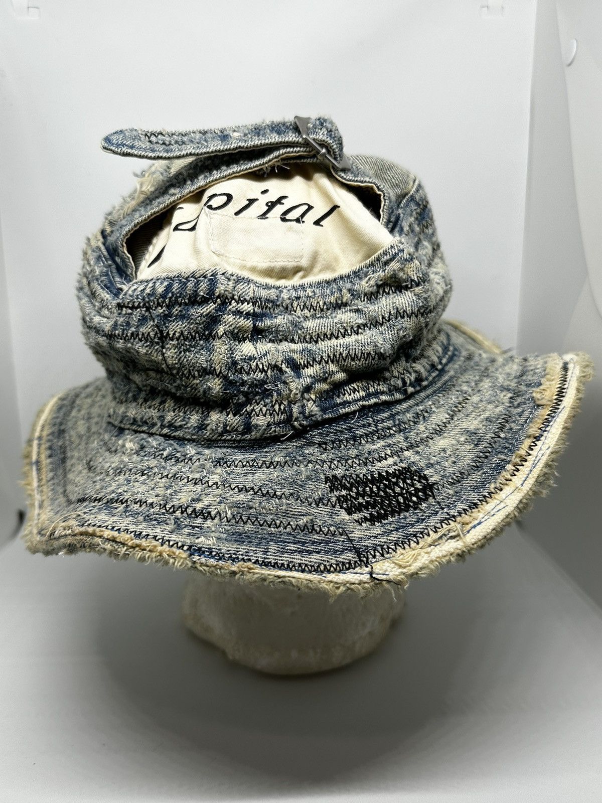 【激レア】Kapital boro hat Kapital Kountry Kapital Boro Distressed Fisherman Hat | Grailed