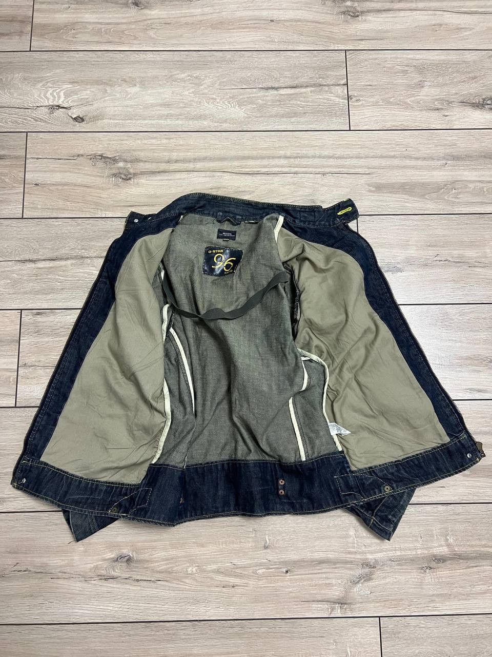 G-Star G-Star Raw Vintage Elwood 96 Denim Zip Jacket Biker sz L Size US L / EU 52-54 / 3 - 3 Thumbnail