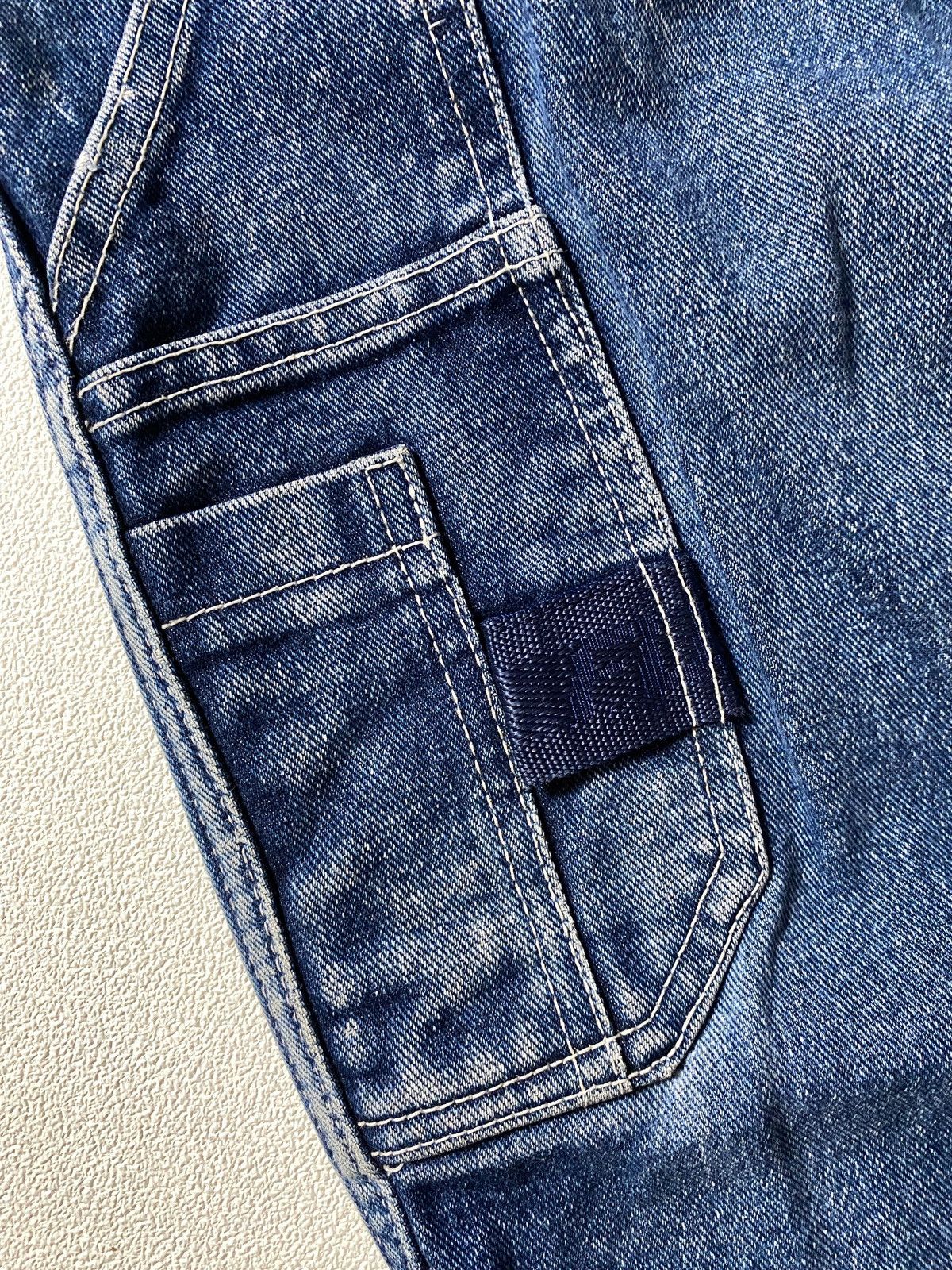 Fubu Fubu y2k Embroidered Carpenter Jeans Blue Size US 36 / EU 52 - 17 Thumbnail