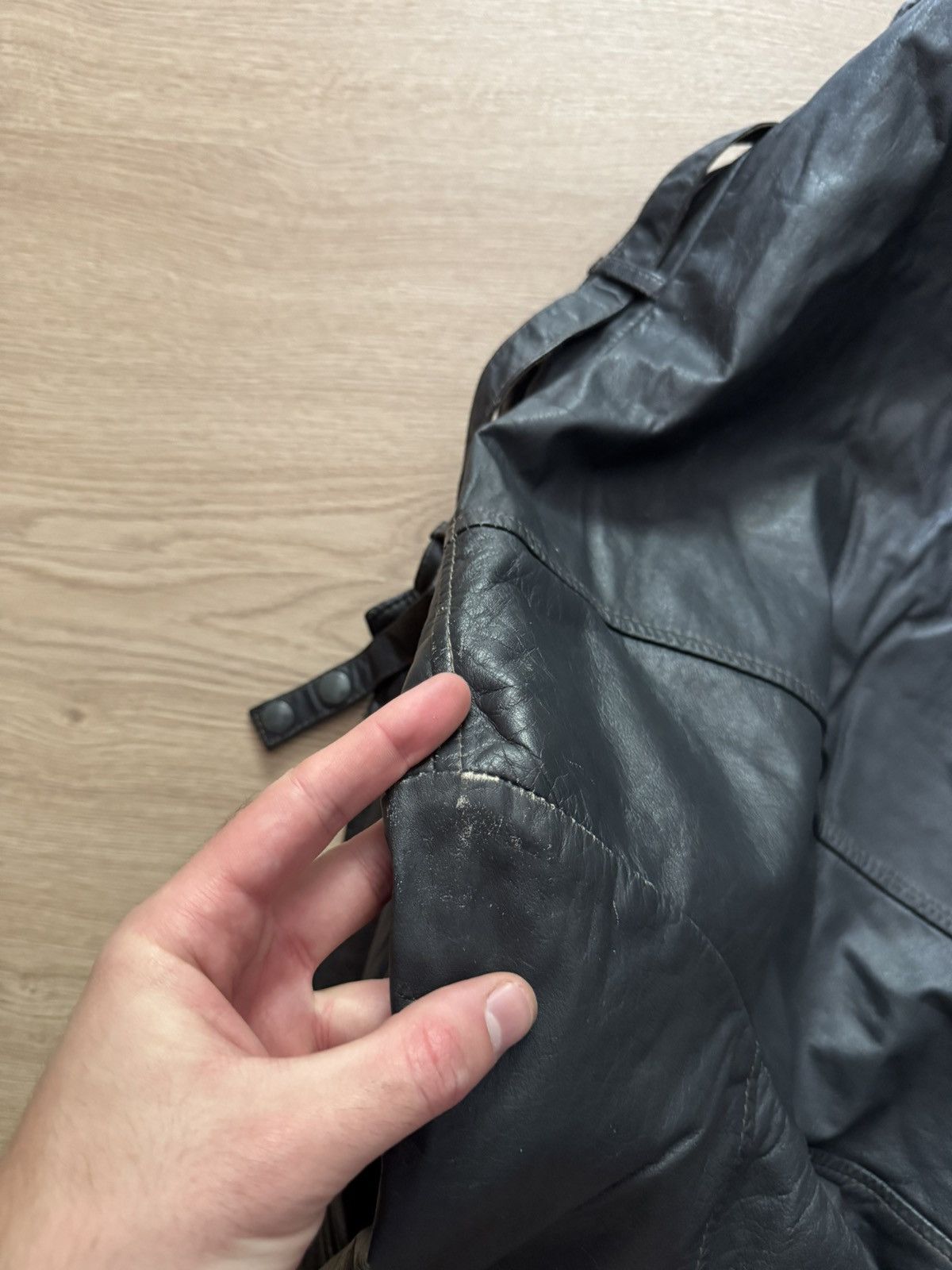 Genuine Leather Vintage 90’s Moto Racing Formula 1 Genuine Leather Jacket Size US L / EU 52-54 / 3 - 6 Thumbnail