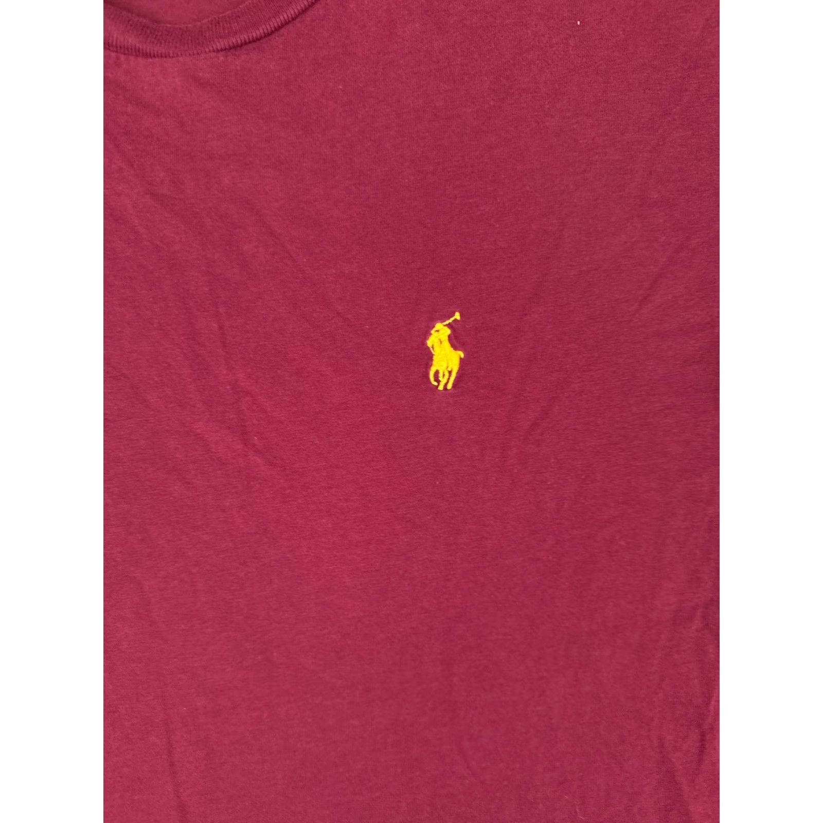 Ralph Lauren VINTAGE Polo Ralph Lauren Shirt Men Small Red Crew Neck Short Sleeve 100% Cotton READ Size US S / EU 44-46 / 1 - 6 Thumbnail