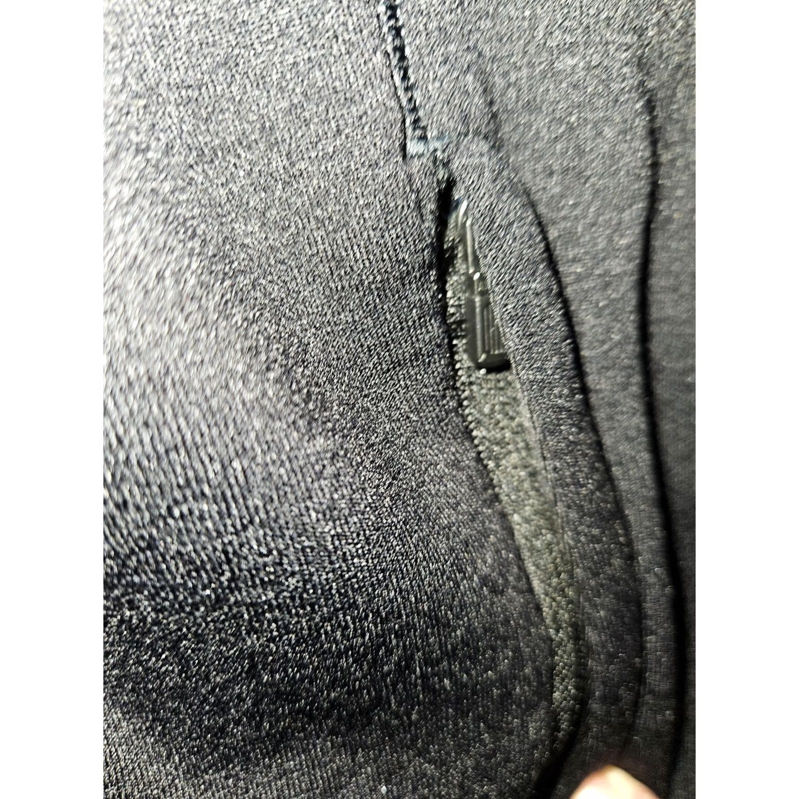 Athleta Athleta Jacket Womens Large Full Zip Hooded Fleece Lined Pockets Drawstring Black Size L / US 10 / IT 46 - 6 Thumbnail