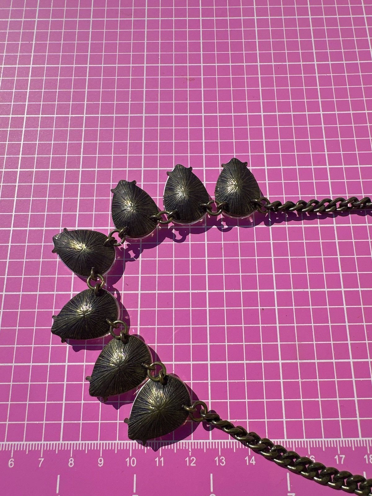 Designer Baublebar vintage Elegant Silver teardrop diamonds Necklace Size ONE SIZE - 7 Thumbnail