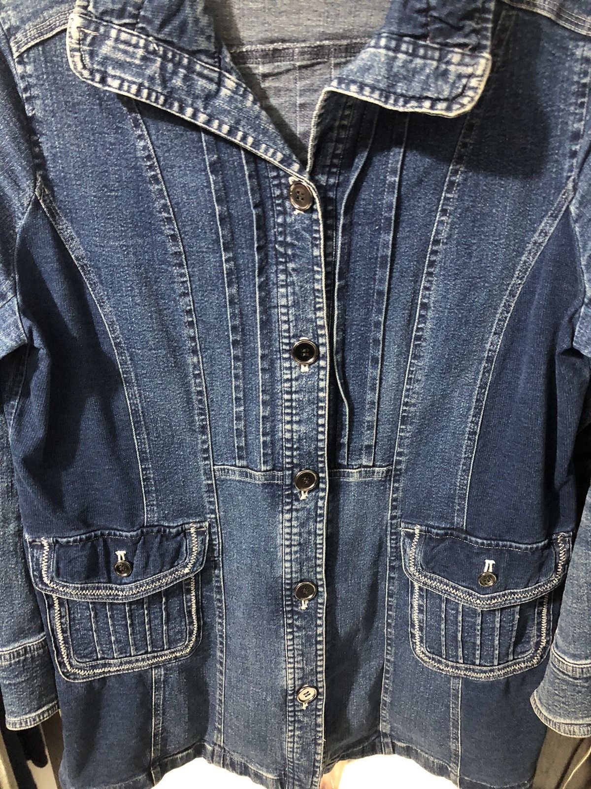 Japanese Brand × Vintage DENIM JACKET x NOA-GE BLUE DENIM Size XL / US 12-14 / IT 48-50 - 9 Thumbnail