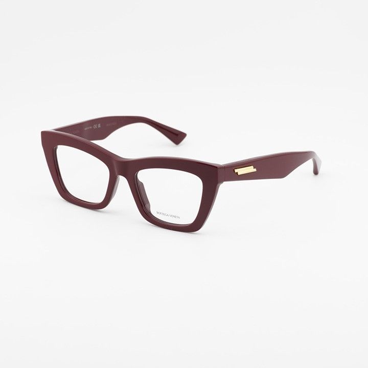 Bottega Veneta Bottega Veneta BV1215O 004 Eyeglasses Burgundy 50mm Cat Eye Size ONE SIZE - 1 Thumbnail