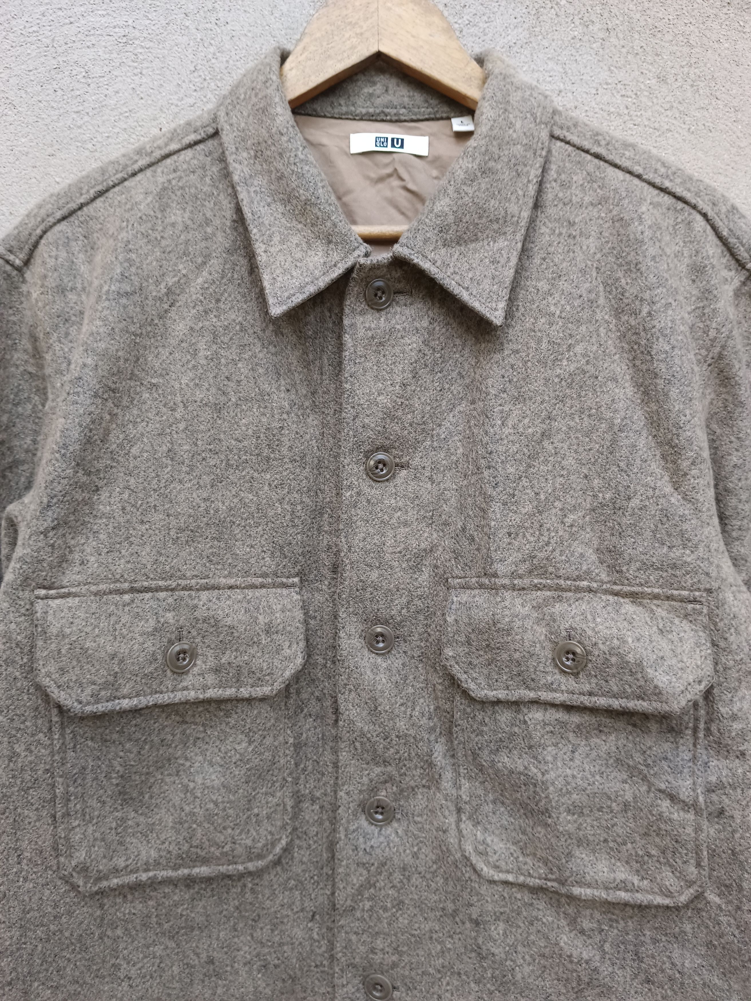 Christophe Lemaire × Lemaire × Uniqlo Uniqlo U Lemarie Shirt Long Sleeve Size US L / EU 52-54 / 3 - 3 Thumbnail