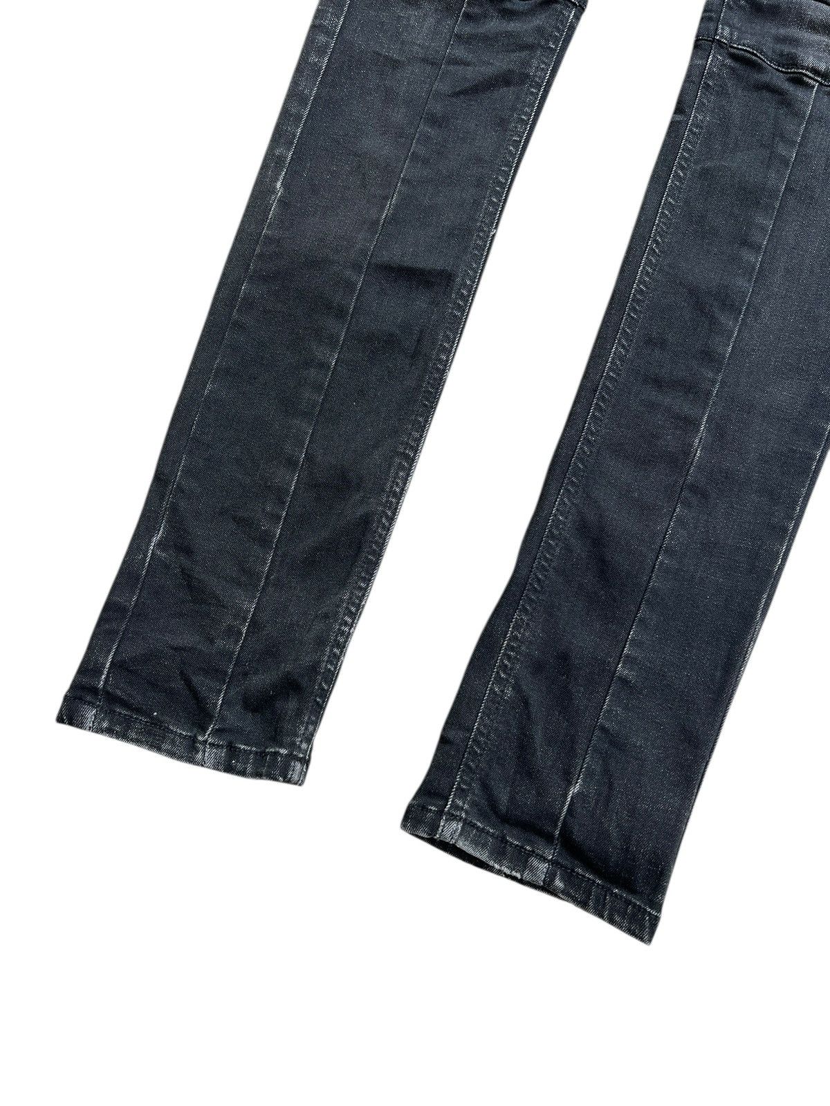 NO ID NO ID Washed Black Biker Skinny Denim Size US 31 - 5 Thumbnail