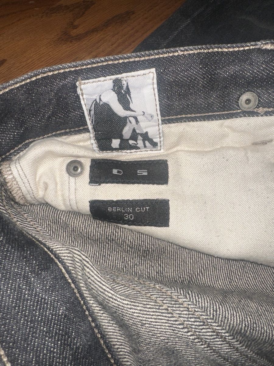 Rick Owens Drkshdw Rick Owens Olmar & Mitra Clawmark Denim Jeans BNWT Size US 32 / EU 48 - 2 Thumbnail