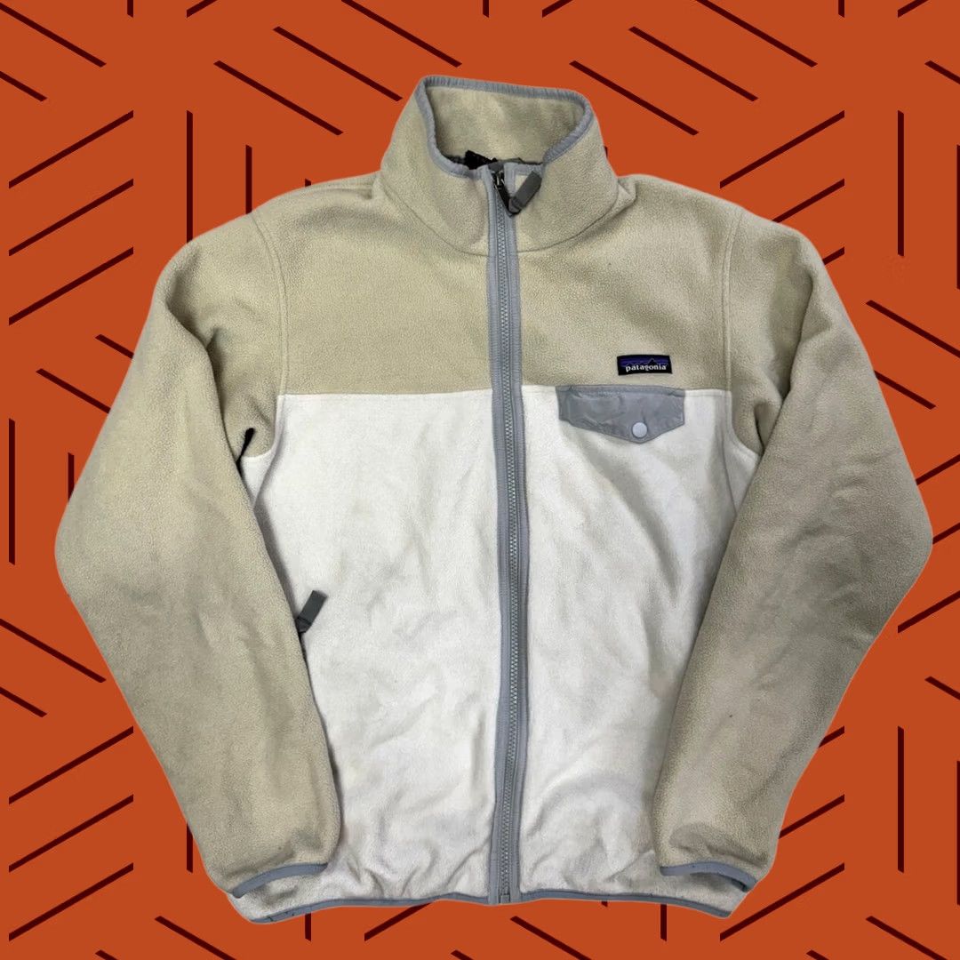 Patagonia Patagonia Women's Fleece Pullover Jacket Beige White Size M Size M / US 6-8 / IT 42-44 - 1 Thumbnail