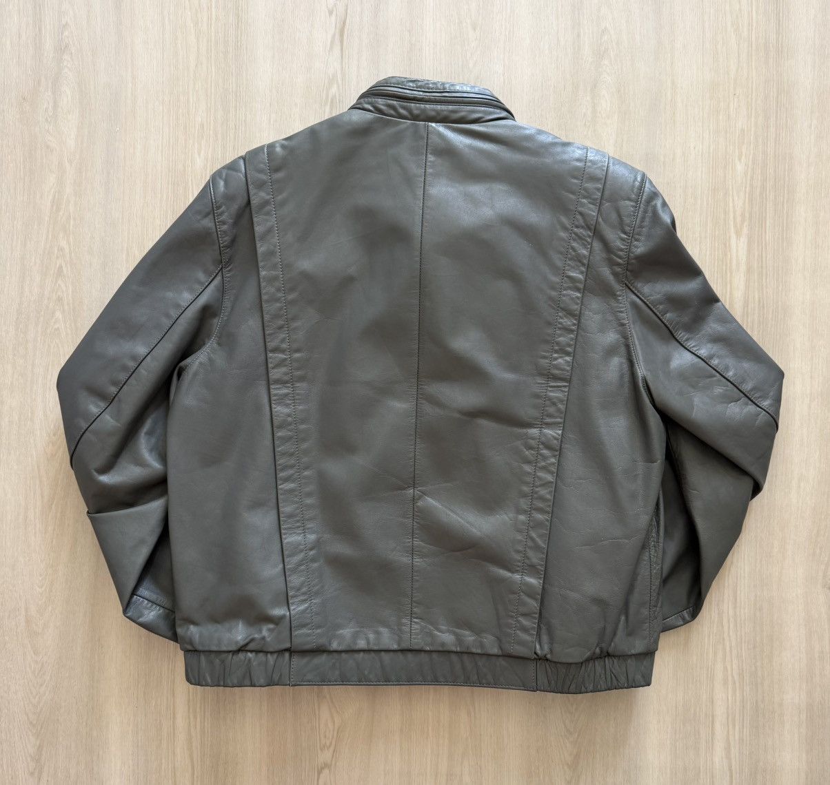 Vintage Vintage 70s Bermans Cafe Racer Motorcycle Leather Sz 44 Size US M / EU 48-50 / 2 - 6 Thumbnail