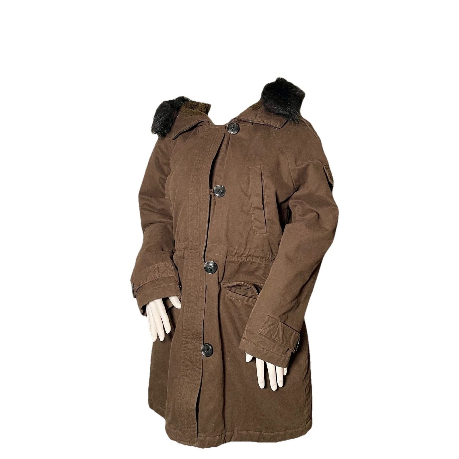 Michael Kors MICHAEL Michael KORS Heavy Jacket with Faux Fur Hood- Medium Size M / US 6-8 / IT 42-44 - 1 Thumbnail