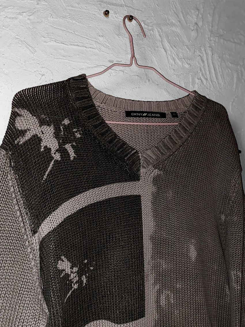 DKNY × Vintage Vintage DKNY Knit Sweater very Long sleeves Y2k Japanese KDG Size US XL / EU 56 / 4 - 4 Thumbnail