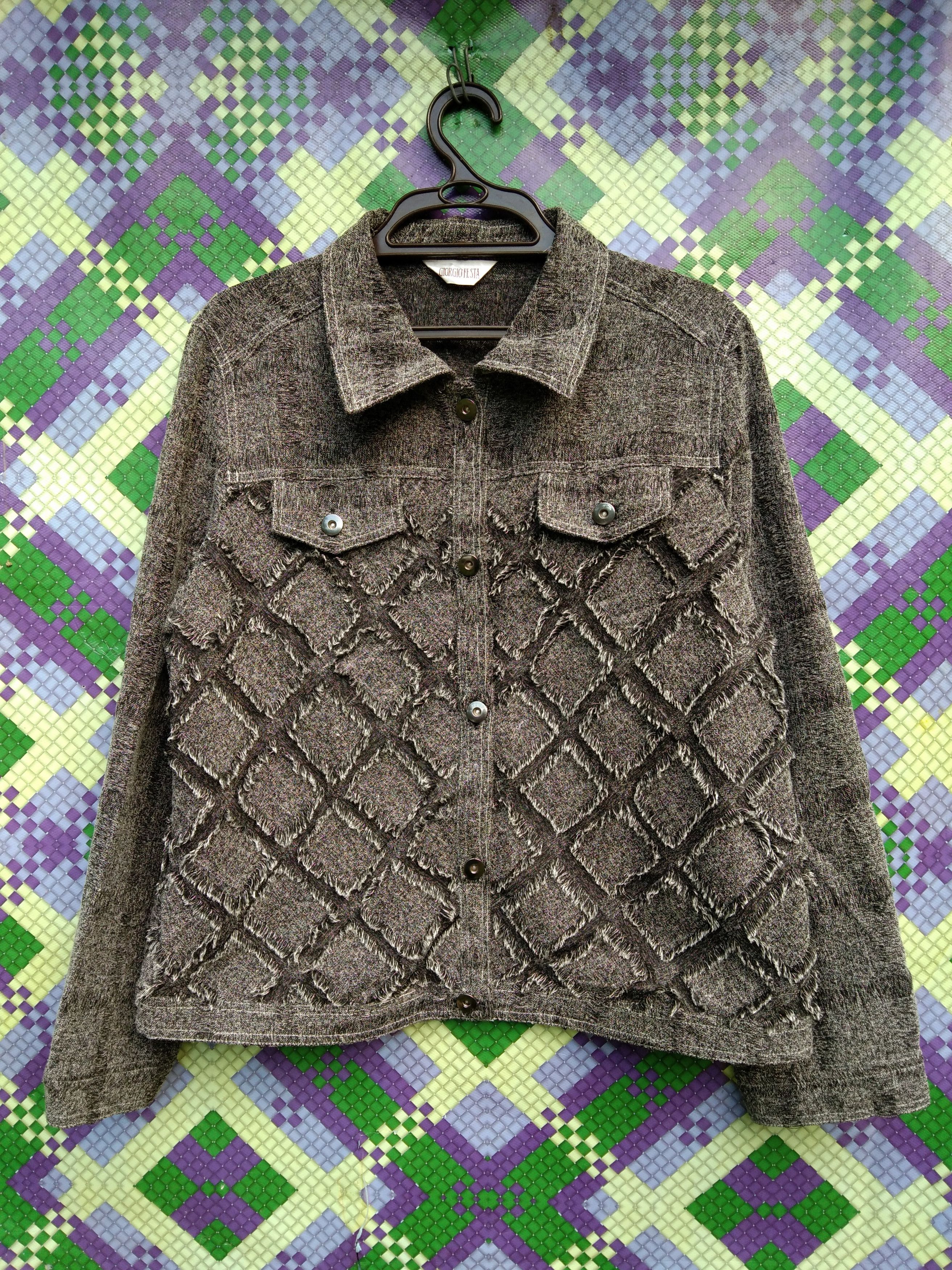 Japanese Brand GIORGIO FESTA BUTTONFLY LIGHT JACKET Size M / US 6-8 / IT 42-44 - 2 Thumbnail