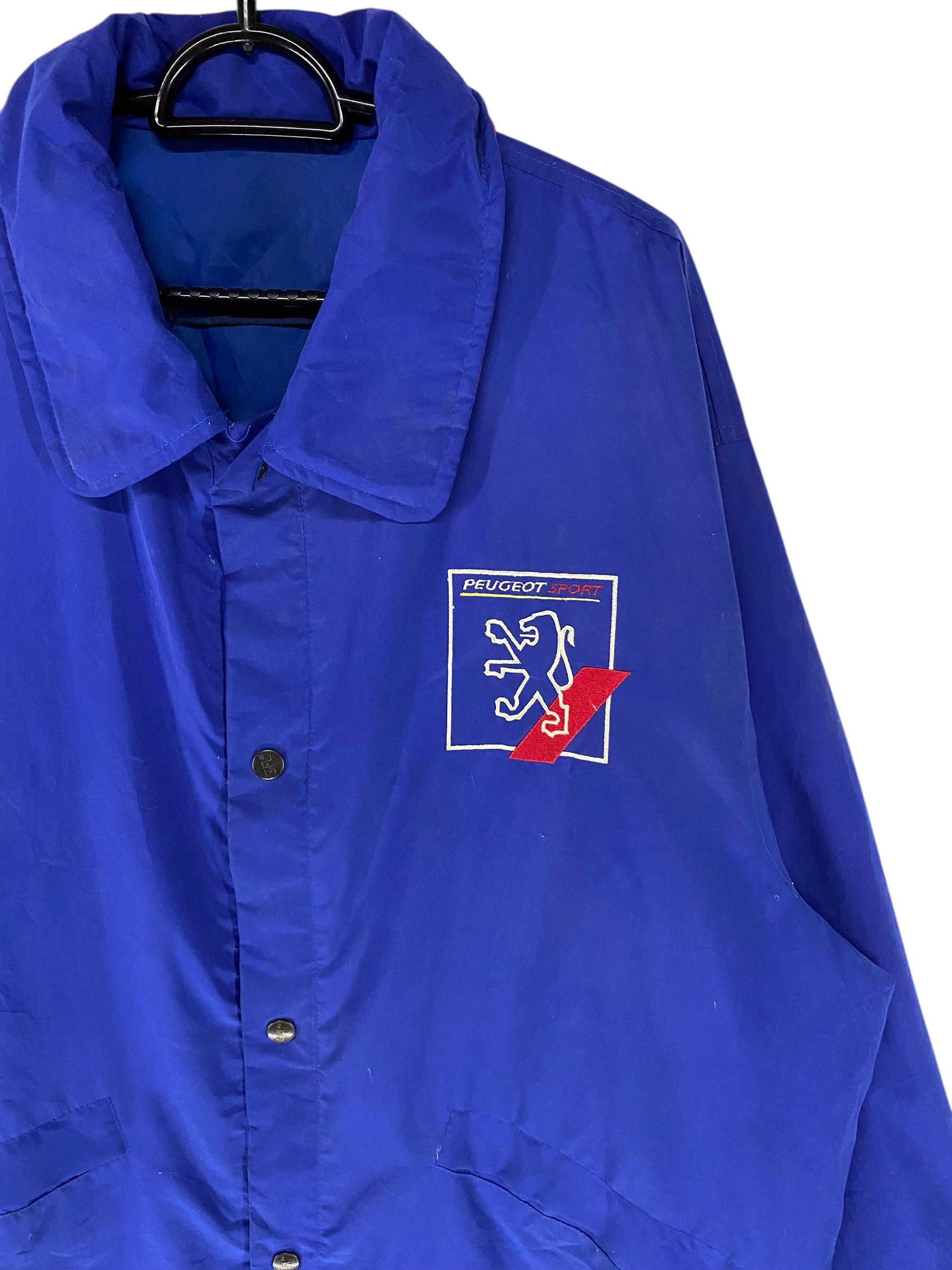 Vintage 90s Peugeot CLAAS embroidered logo coah jacket Size US L / EU 52-54 / 3 - 4 Thumbnail