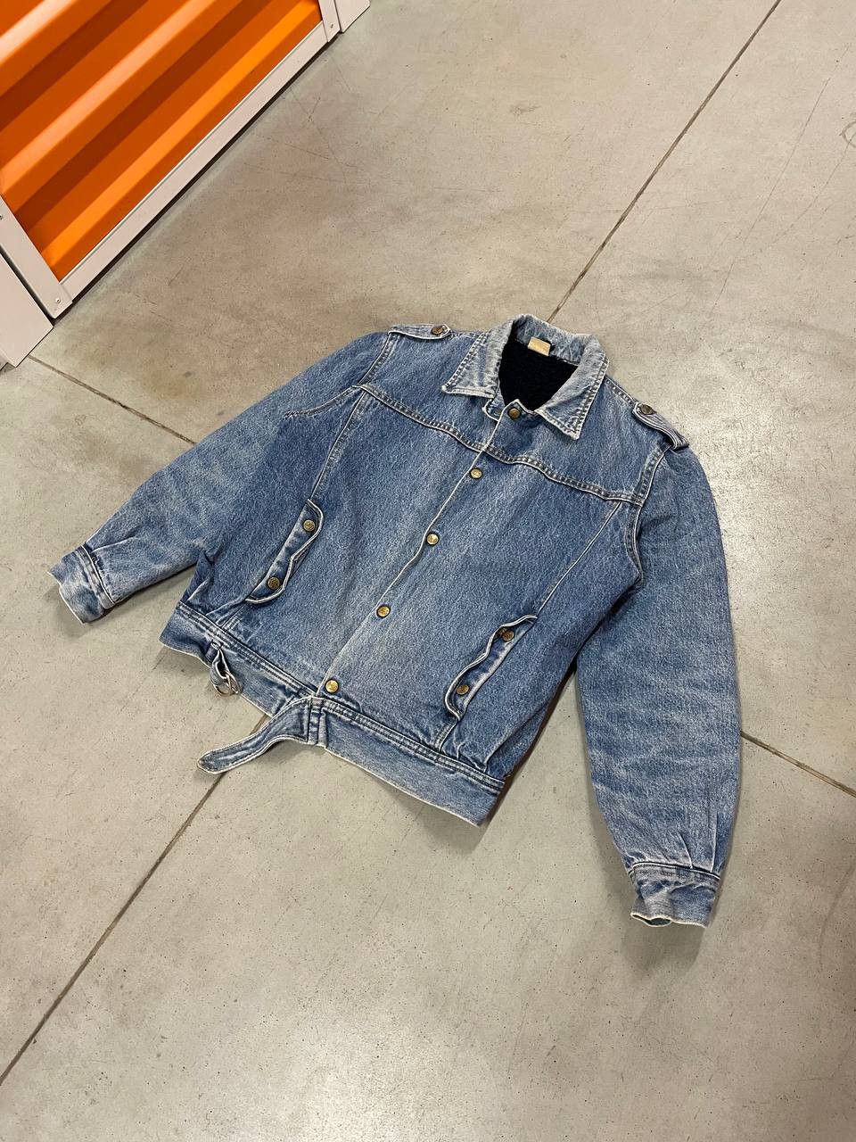 Lee 80's Vintage Lee Sherpa Denim Roper Jacket Size US M / EU 48-50 / 2 - 2 Thumbnail
