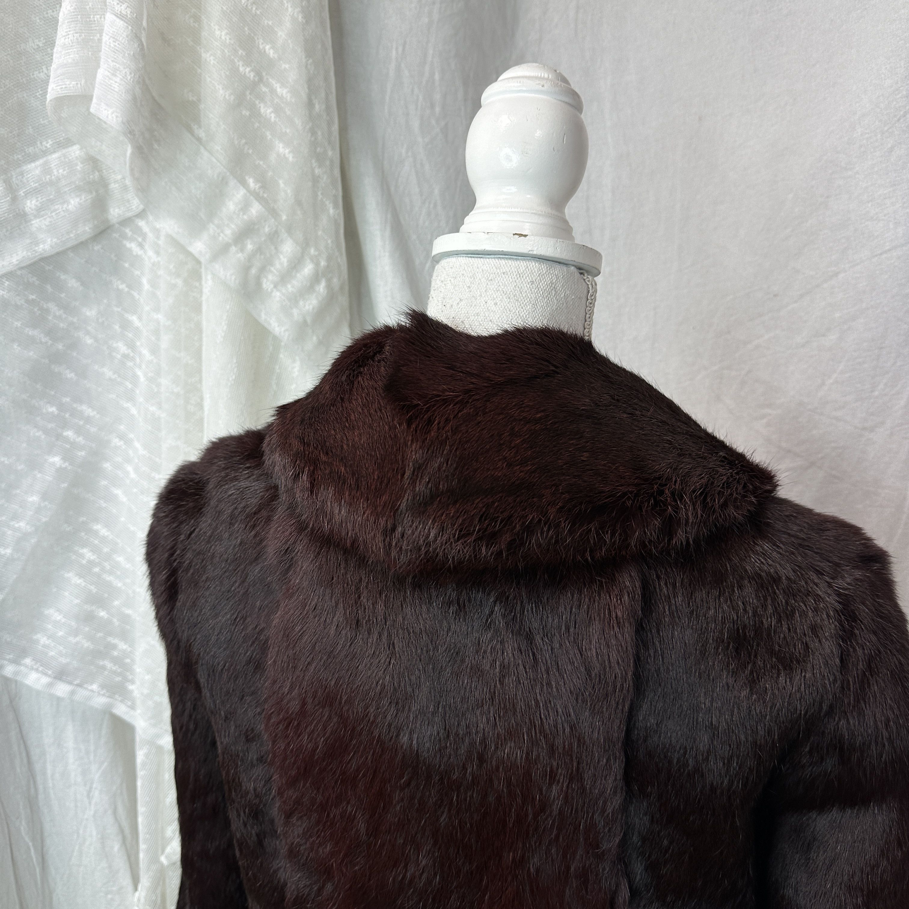 Vintage Vintage Old Money Cherry Red Real Rabbit Fur 90s Size S / US 4 / IT 40 - 14 Thumbnail