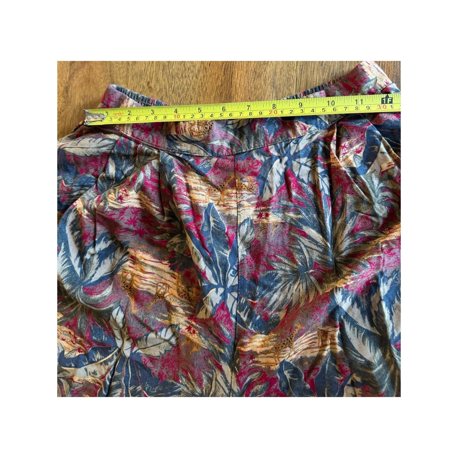 Other Vintage Southern Lady Safari Rayon Culottes Size 9/10 Size 32" / US 10 / IT 46 - 5 Thumbnail