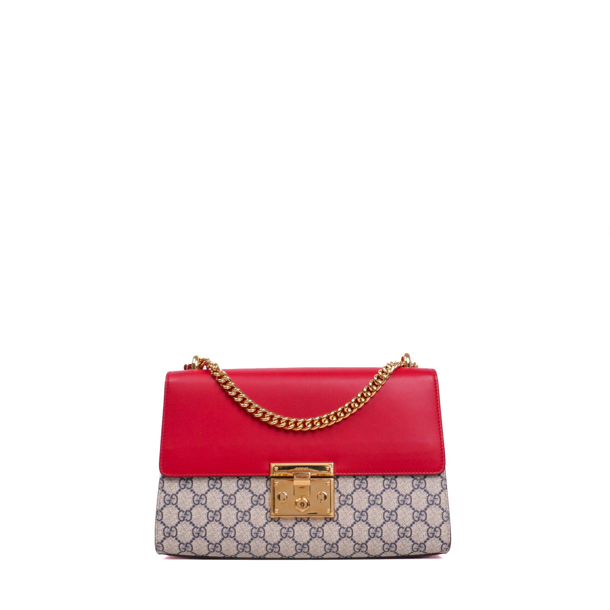 Gucci GUCCI - Gucci Padlock shoulder bag in monogram canvas Size ONE SIZE - 1 Thumbnail