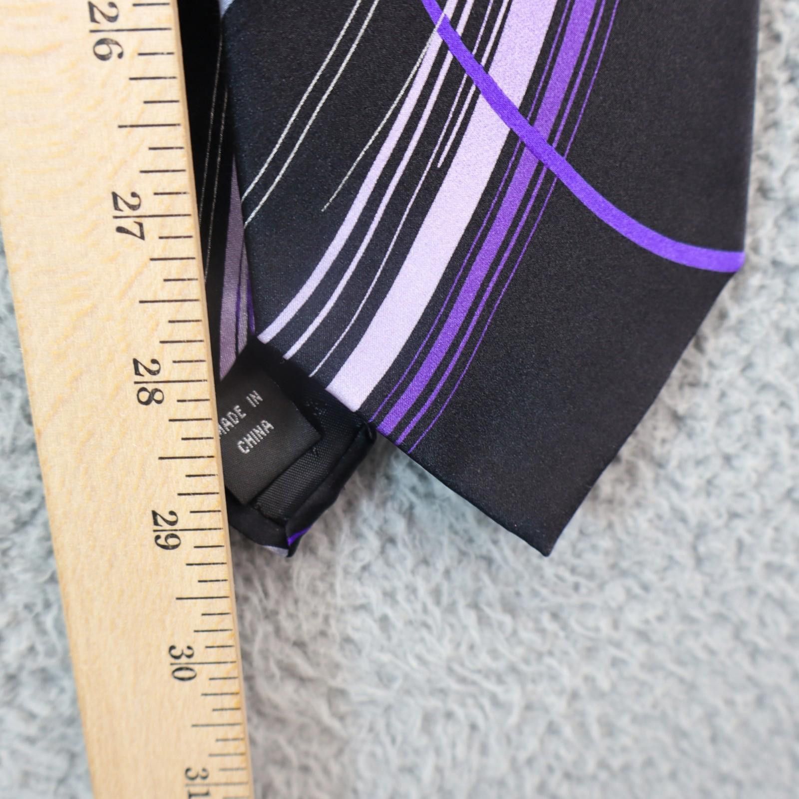 Other J Garcia Necktie Silk Black Abstract Limited Collection 56 Size ONE SIZE - 3 Thumbnail