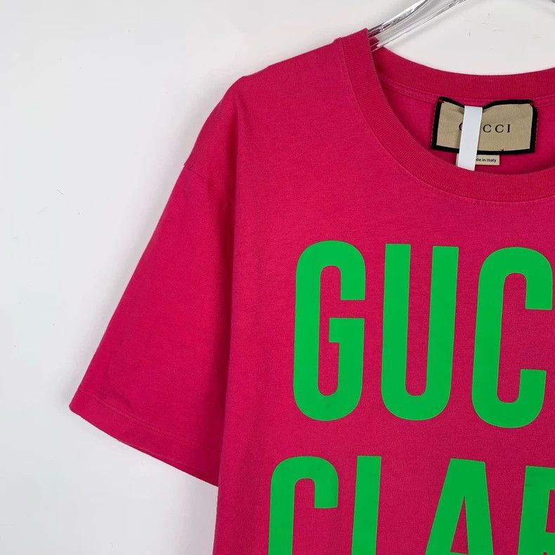 Gucci Gucci Logo letter print red round-neck cotton short-sleeved Size US XS / EU 42 / 0 - 3 Thumbnail