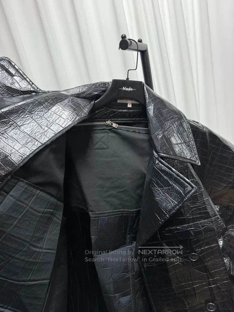 Walter Van Beirendonck Walter Van Beirendonck Oversized Black Raincoat. Size US L / EU 52-54 / 3 - 7 Thumbnail