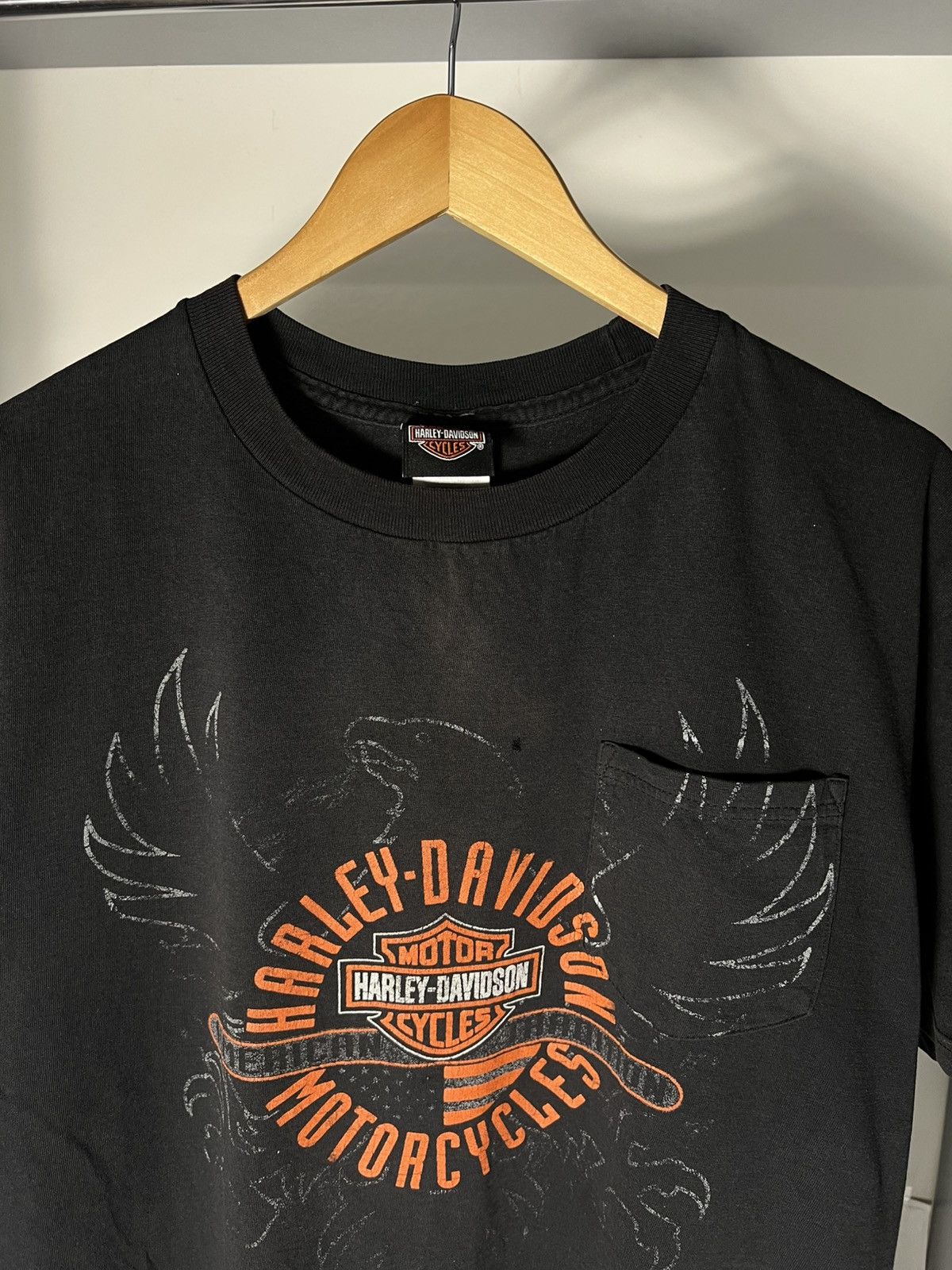 Harley Davidson VINTAGE HARLEY DAVIDSON MOTORCYCLE RETRO T-SHIRT BIKE 90s Size US L / EU 52-54 / 3 - 6 Thumbnail