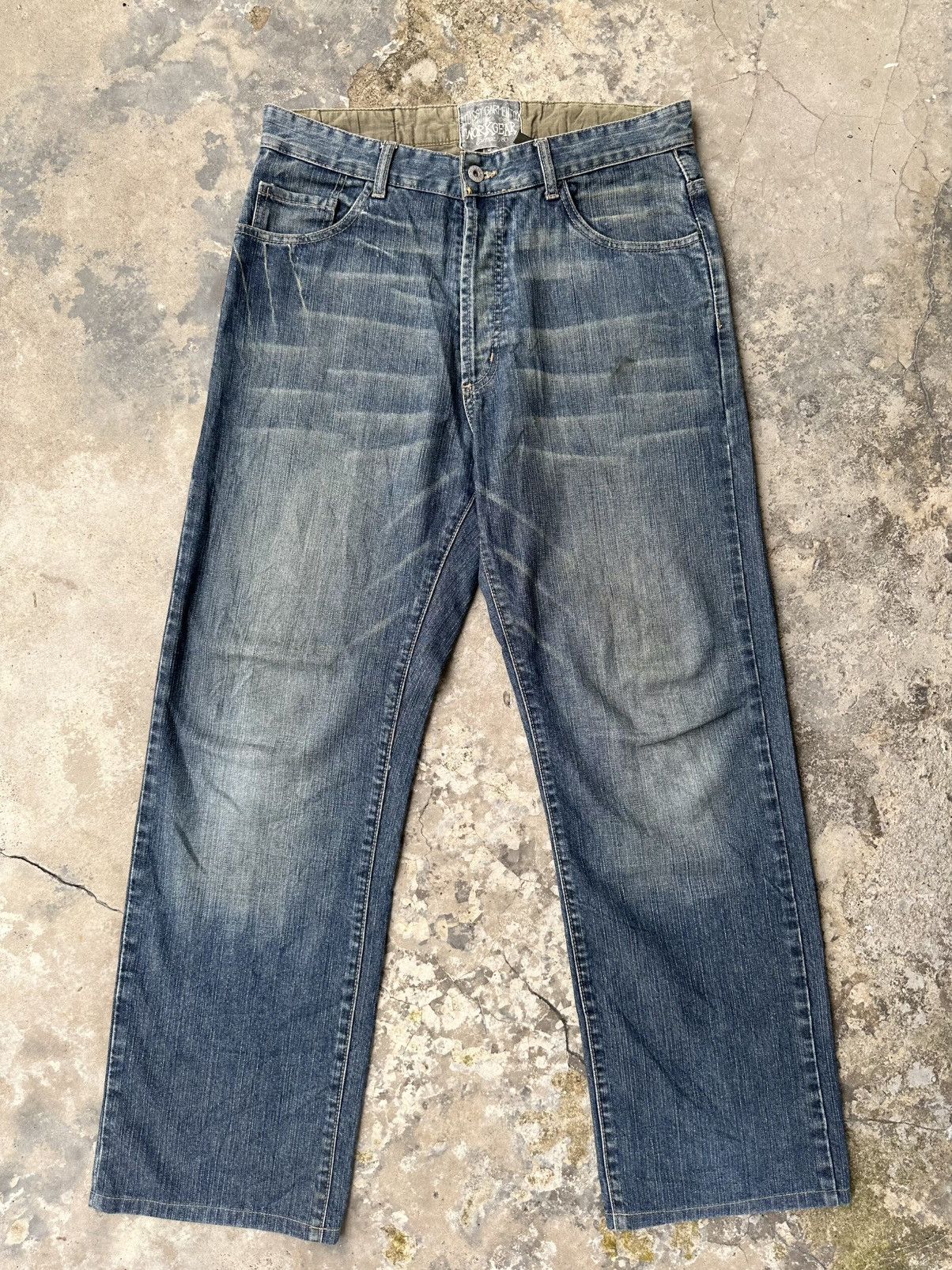 Stussy × Vintage Vintage Stussy Work Gear Jeans Size US 32 / EU 48 - 2 Thumbnail