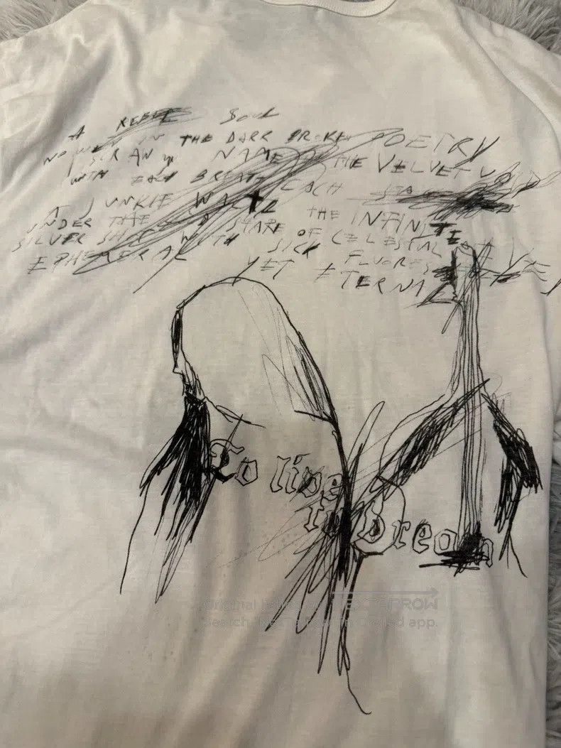 Ann Demeulemeester Ann Demeulemeester Size xs R Antwerp 25SS Sketch Pattern T- Size XS / US 0-2 / IT 36-38 - 8 Thumbnail