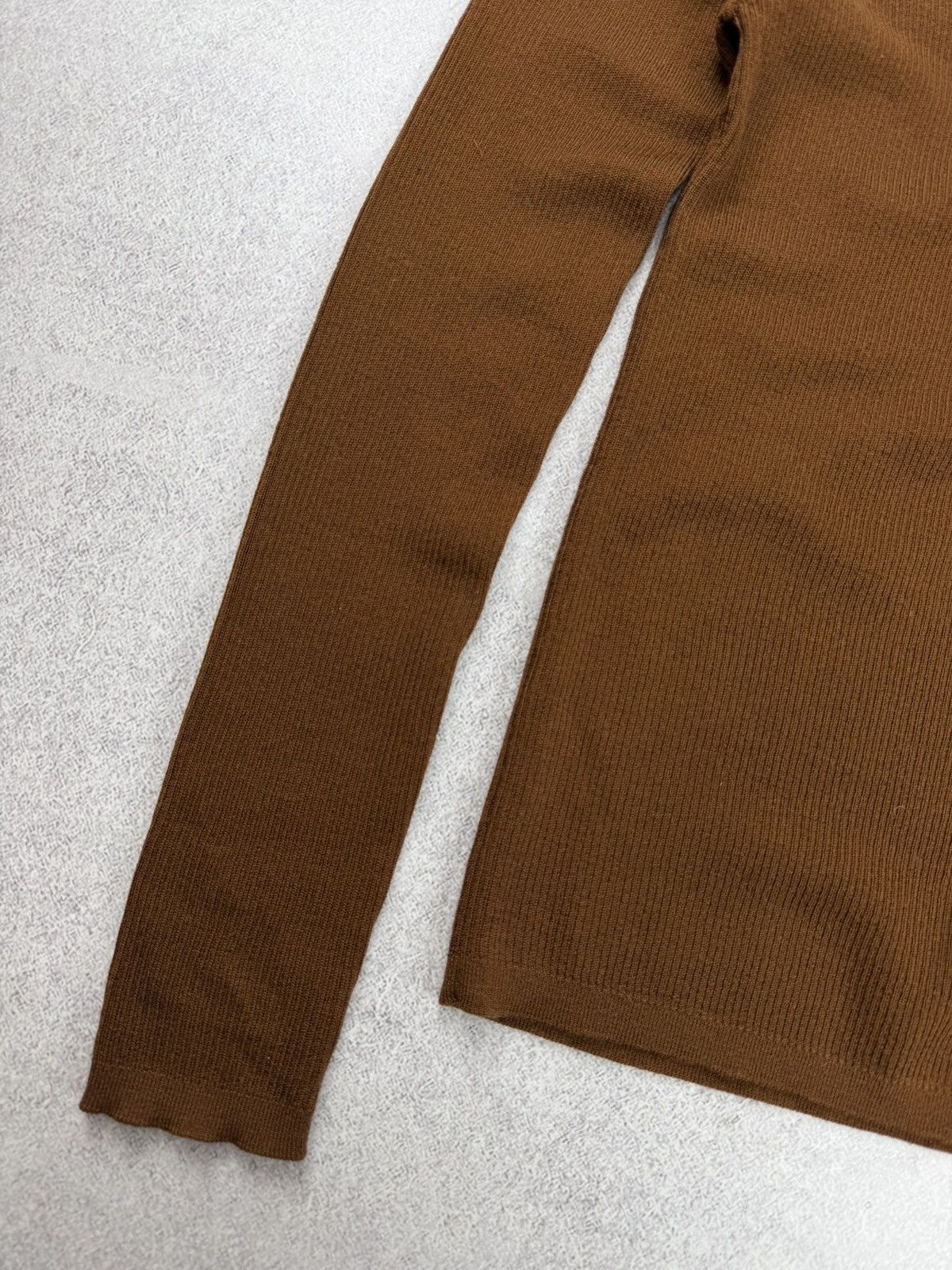 Norse Projects Norse Projects Siri Roll Merino Jumper Brown Size L Size L / US 10 / IT 46 - 3 Thumbnail