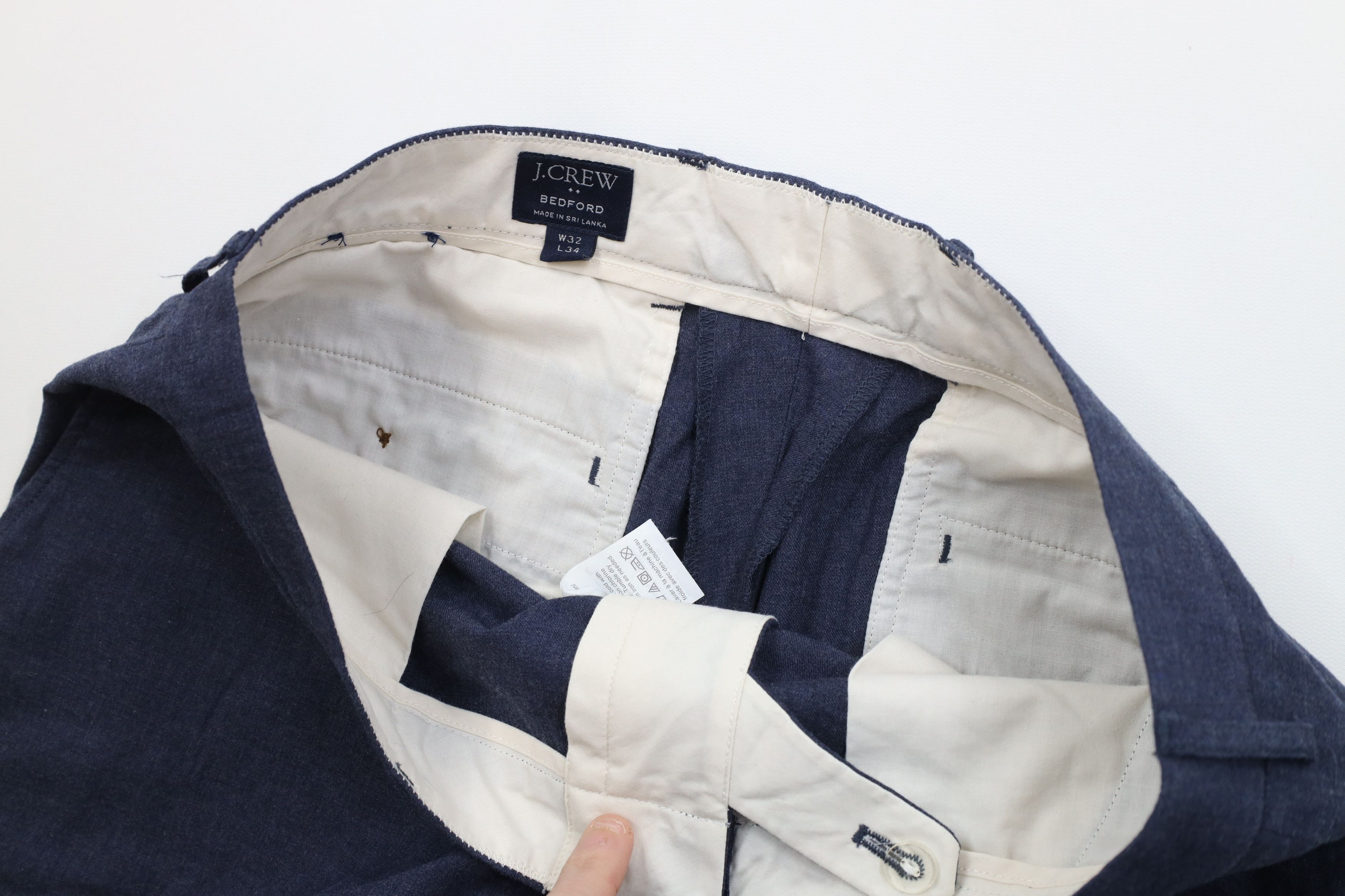 J.Crew J Crew Bedford Cotton Straight Leg Chino Pants Trousers Size US 32 / EU 48 - 8 Thumbnail