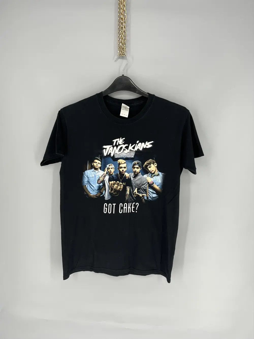 Gildan × Vintage The Janoskians Concert Tee Black Got Cake? Tour 2014 Size US M / EU 48-50 / 2 - 1 Thumbnail