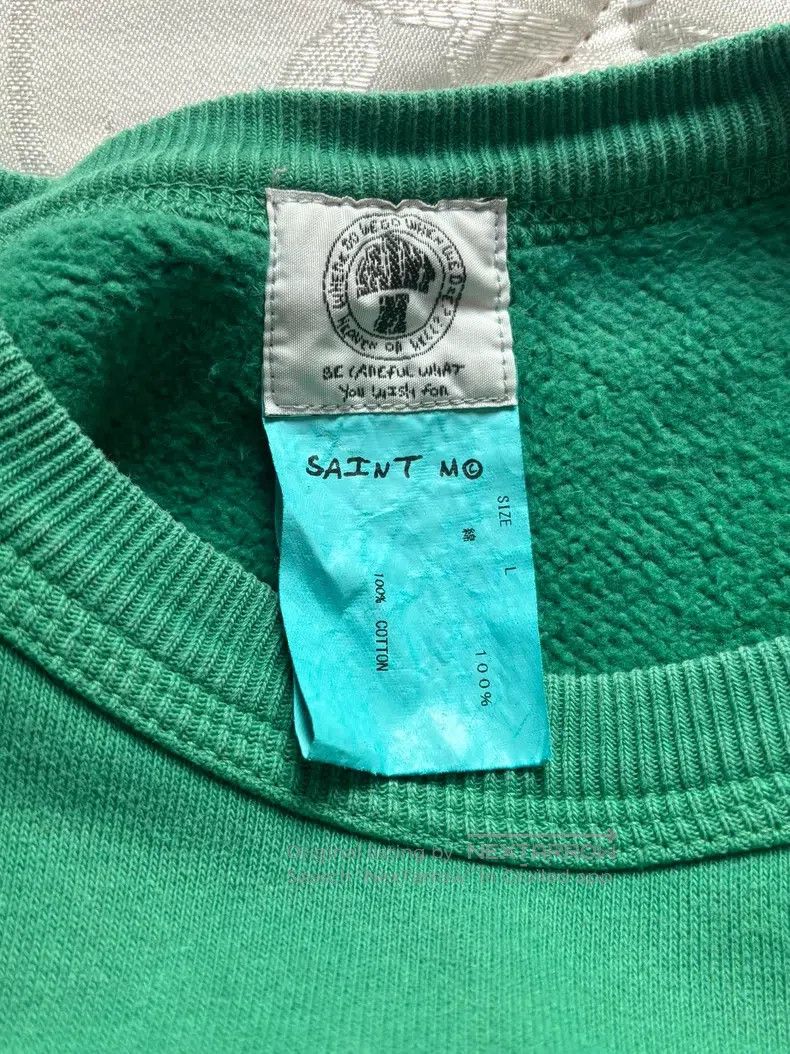 Saint Michael Saint Michael Green milk bottle sweatshirt Size US L / EU 52-54 / 3 - 3 Thumbnail